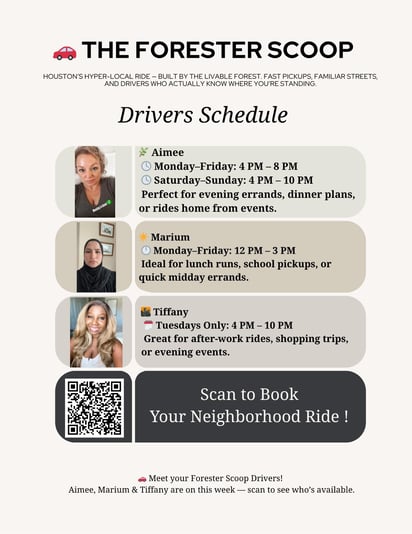 Lilac Olive Peach and Violet Simple Events Schedule Flyer