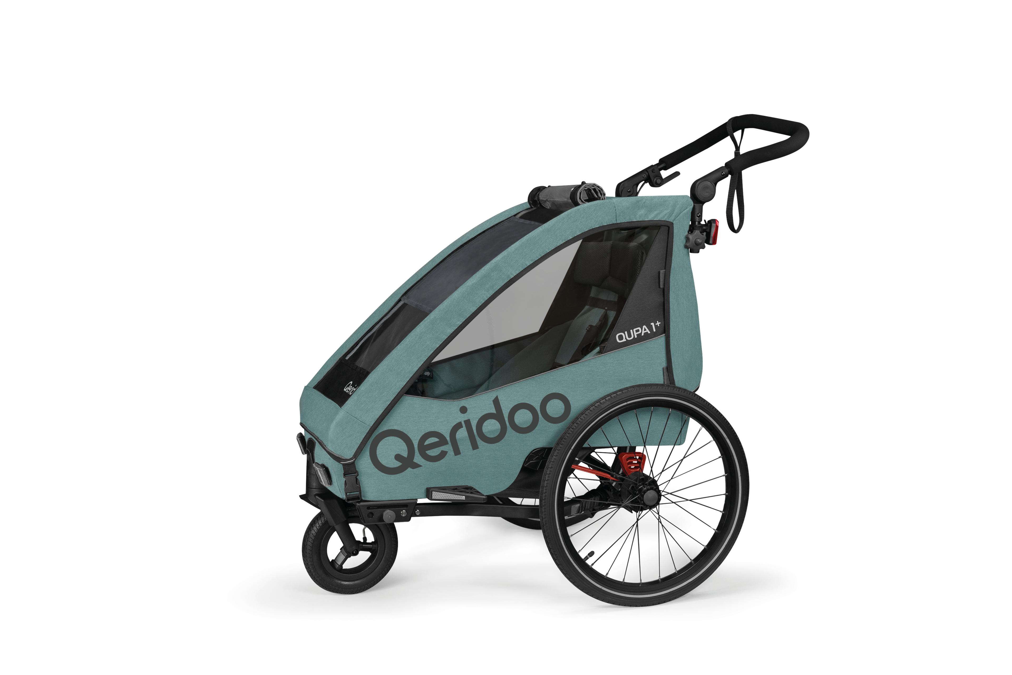 Qeridoo QUPA 1 Plus Anhänger (blau) 2