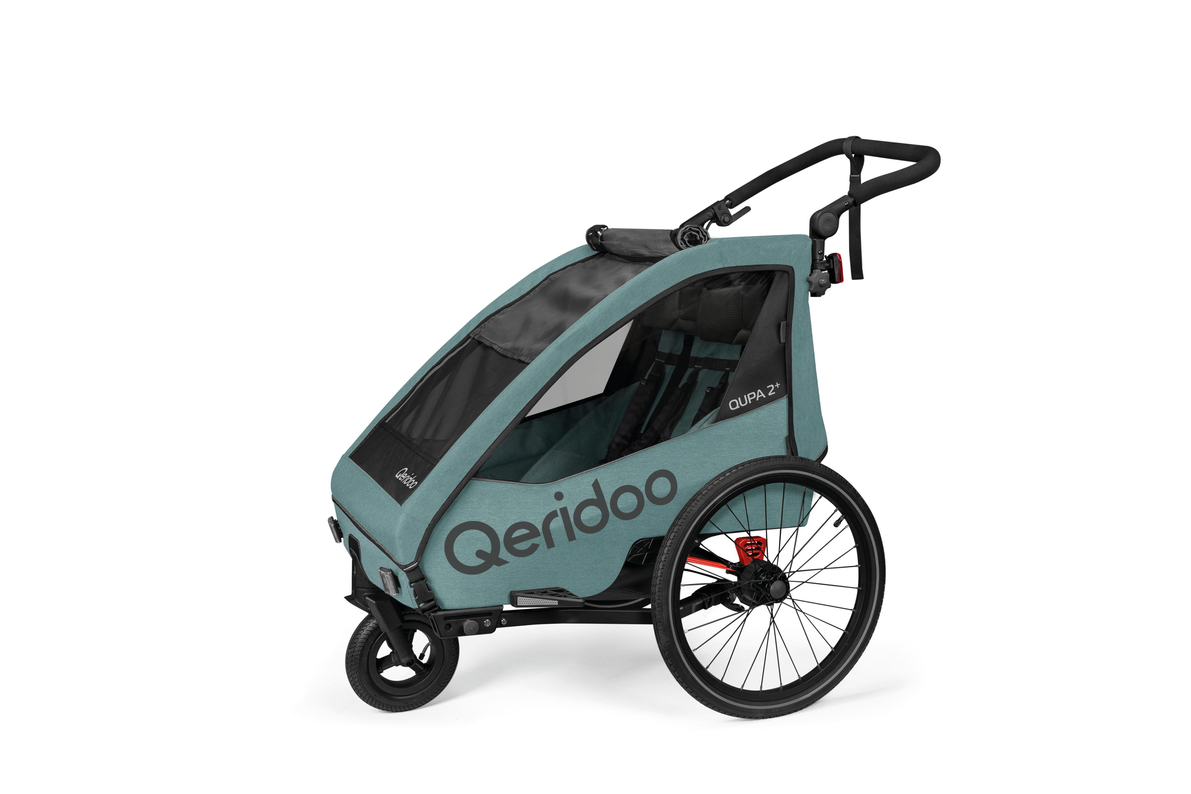 Qeridoo QUPA 2 Plus Anhänger (blau) 2