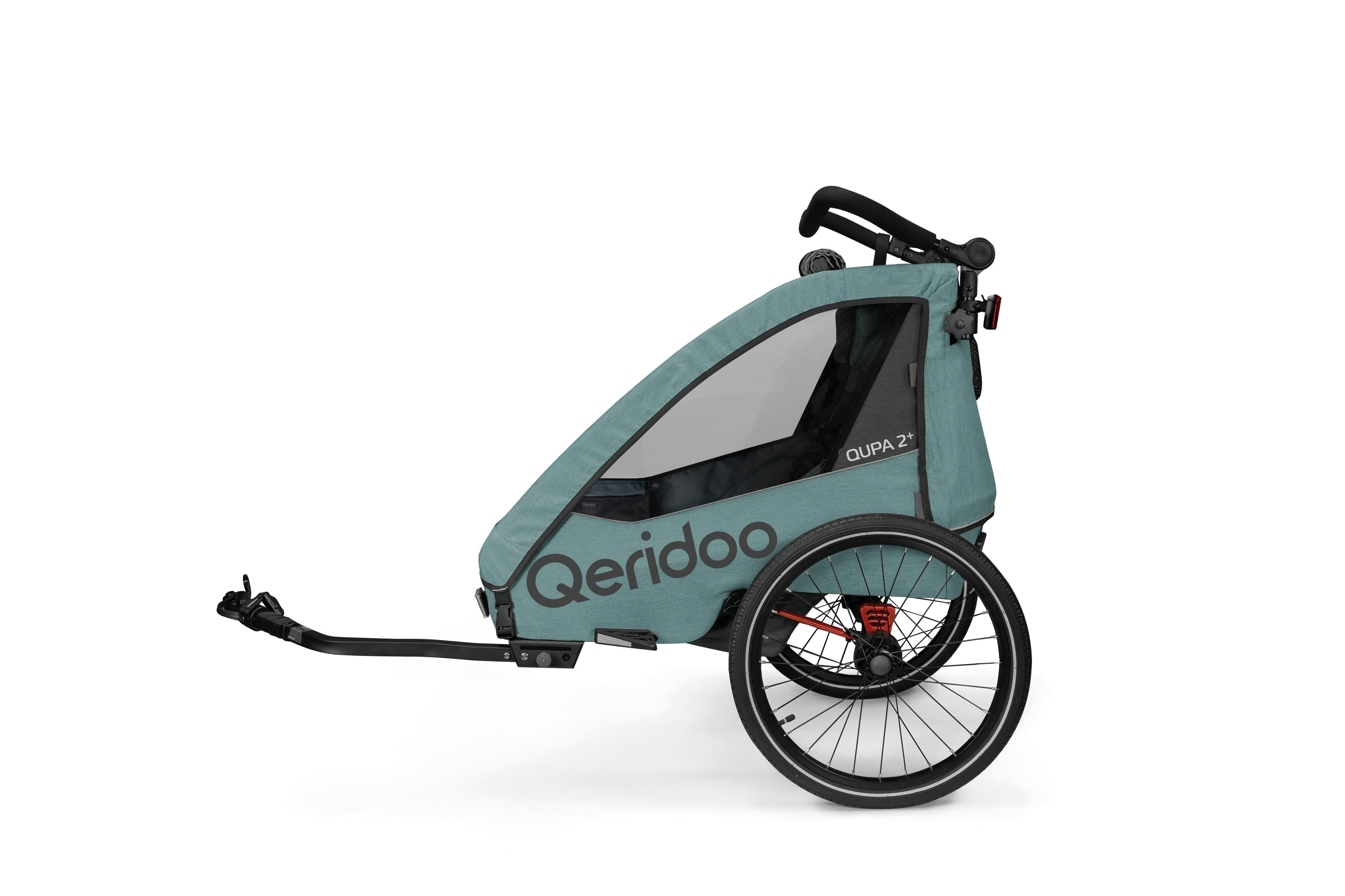 Qeridoo QUPA 2 Plus Anhänger (blau) 1