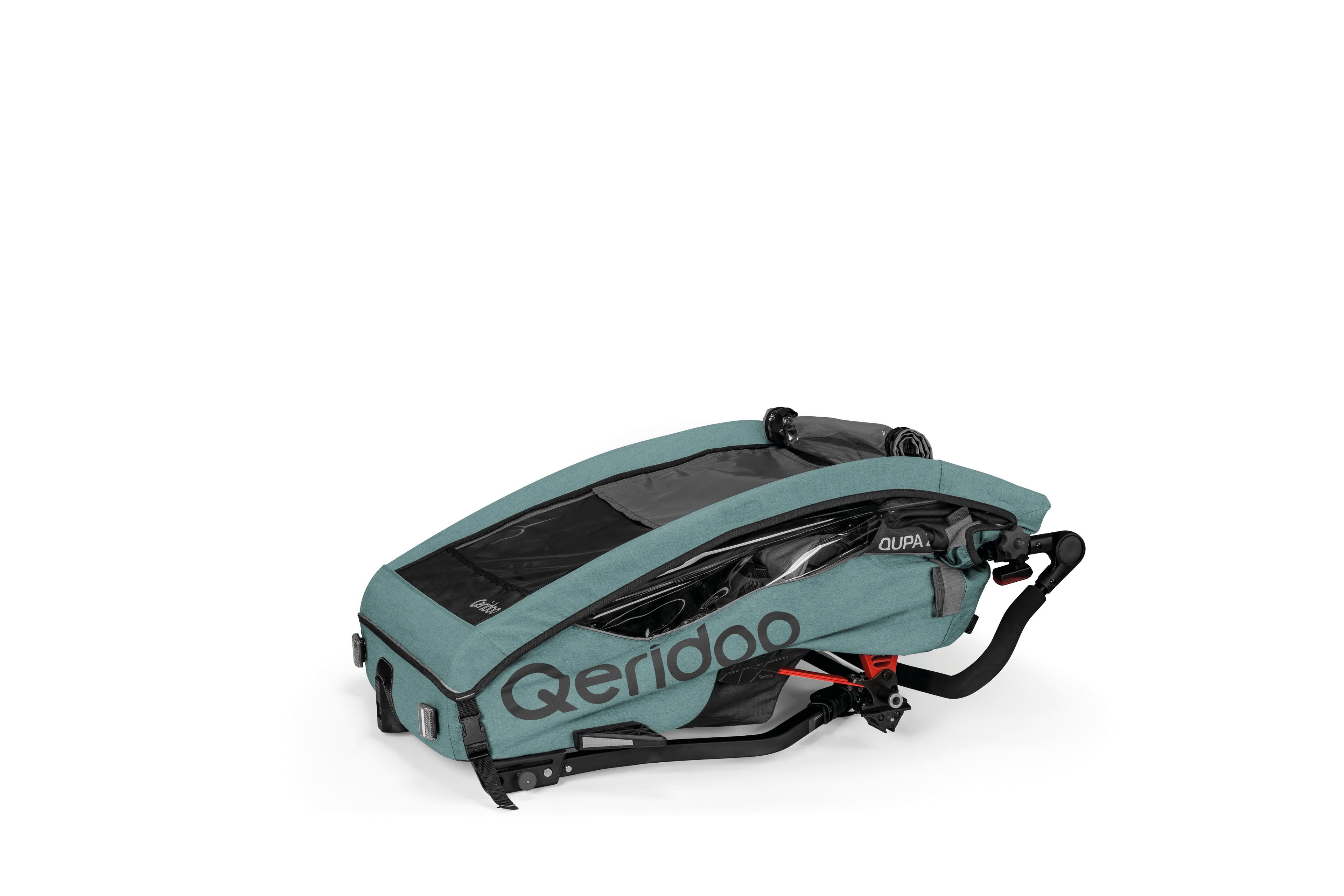 Qeridoo QUPA 2 Plus Anhänger (blau) 4