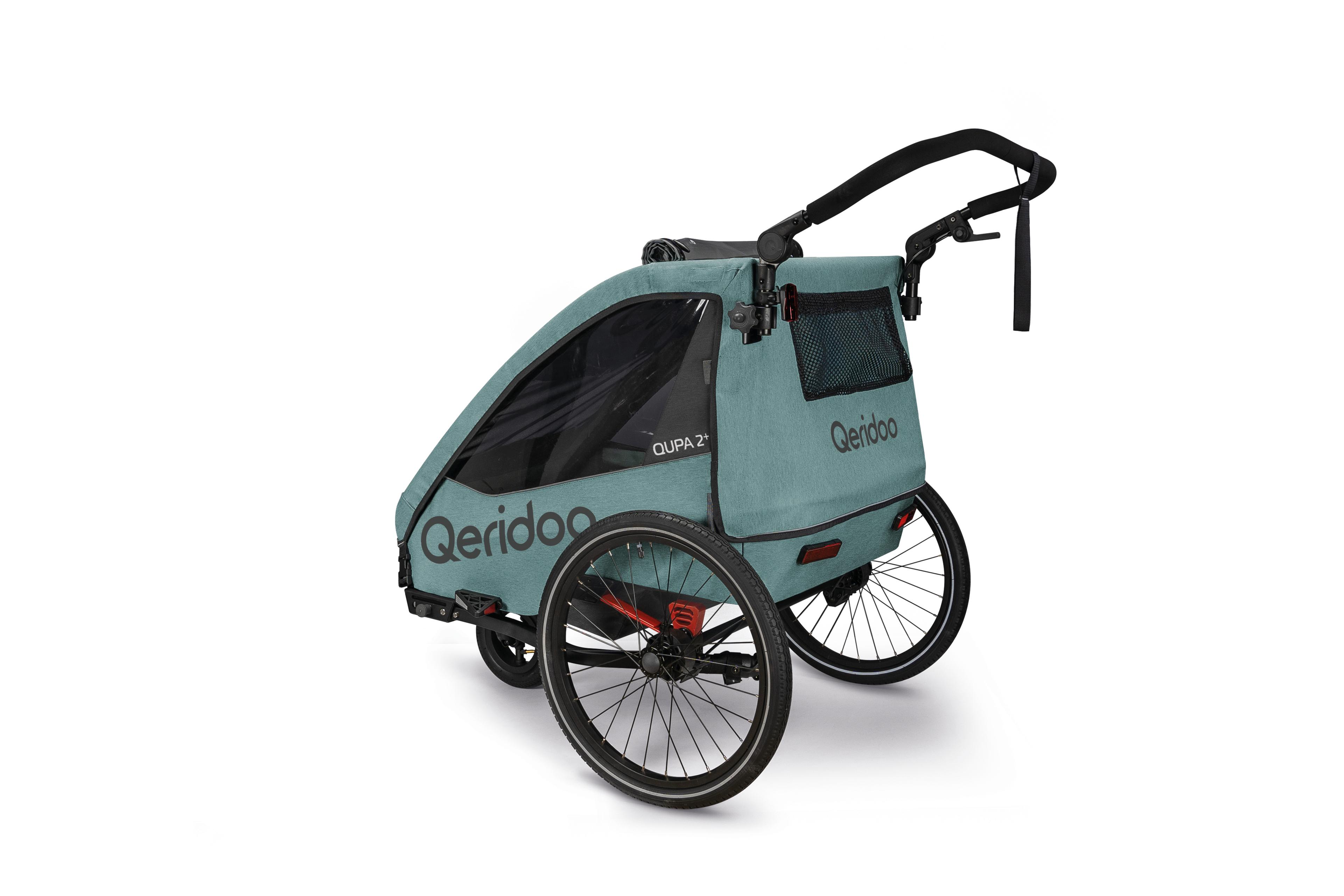 Qeridoo QUPA 2 Plus Anhänger (blau) 5