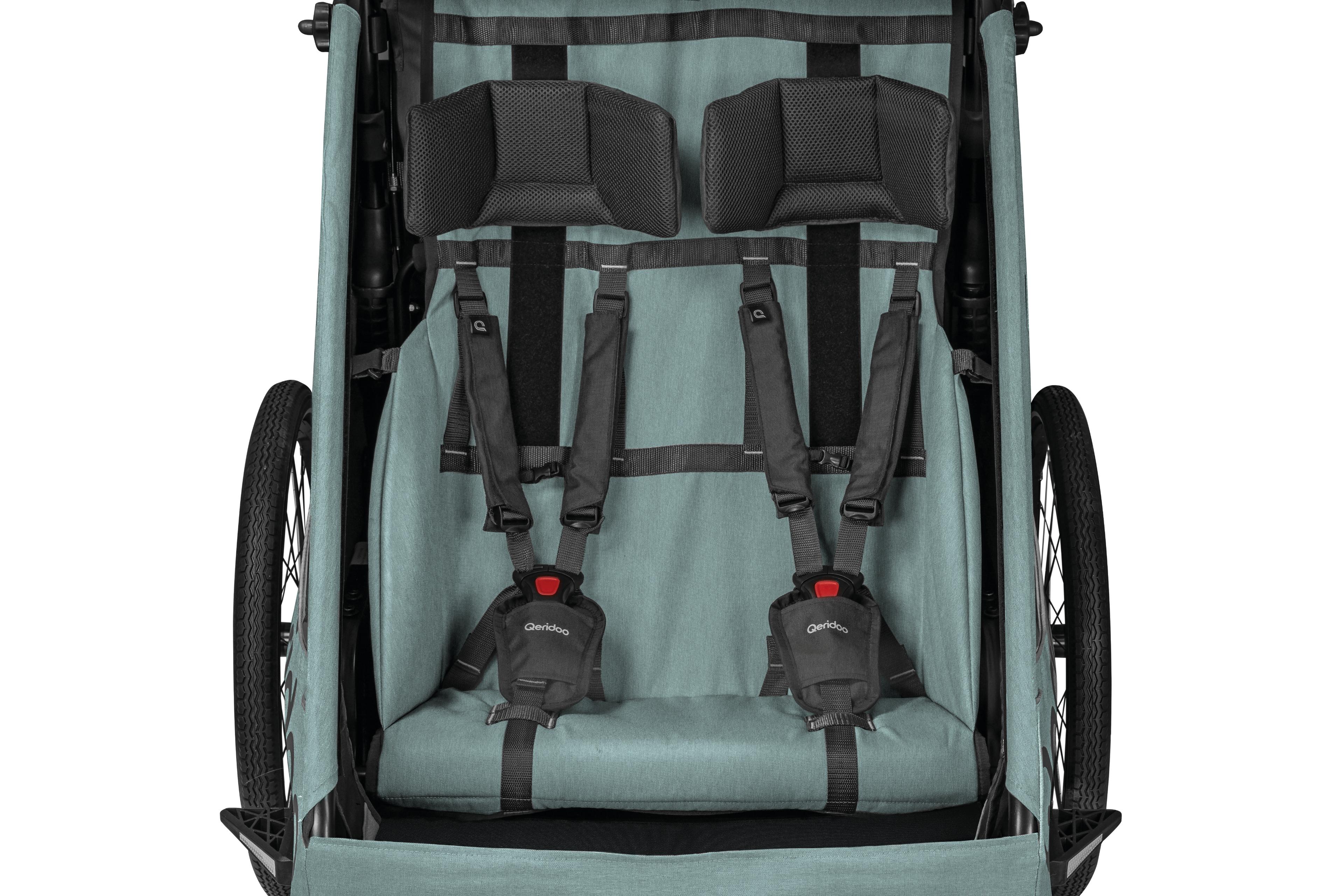 Qeridoo QUPA 2 Plus Anhänger (blau) 17