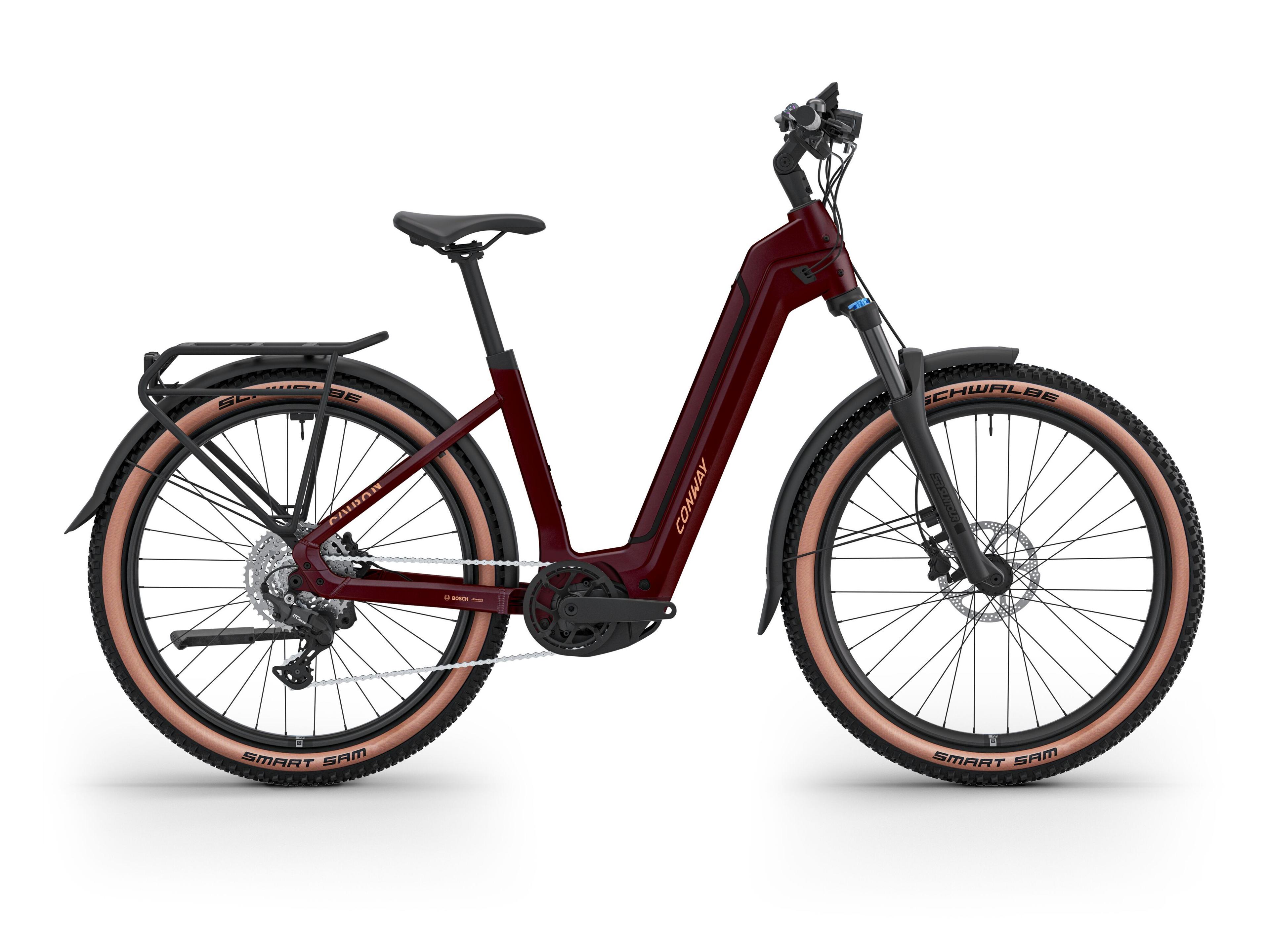 Conway Cairon C 1.0 800 E-Trekkingbikes (rot) 1