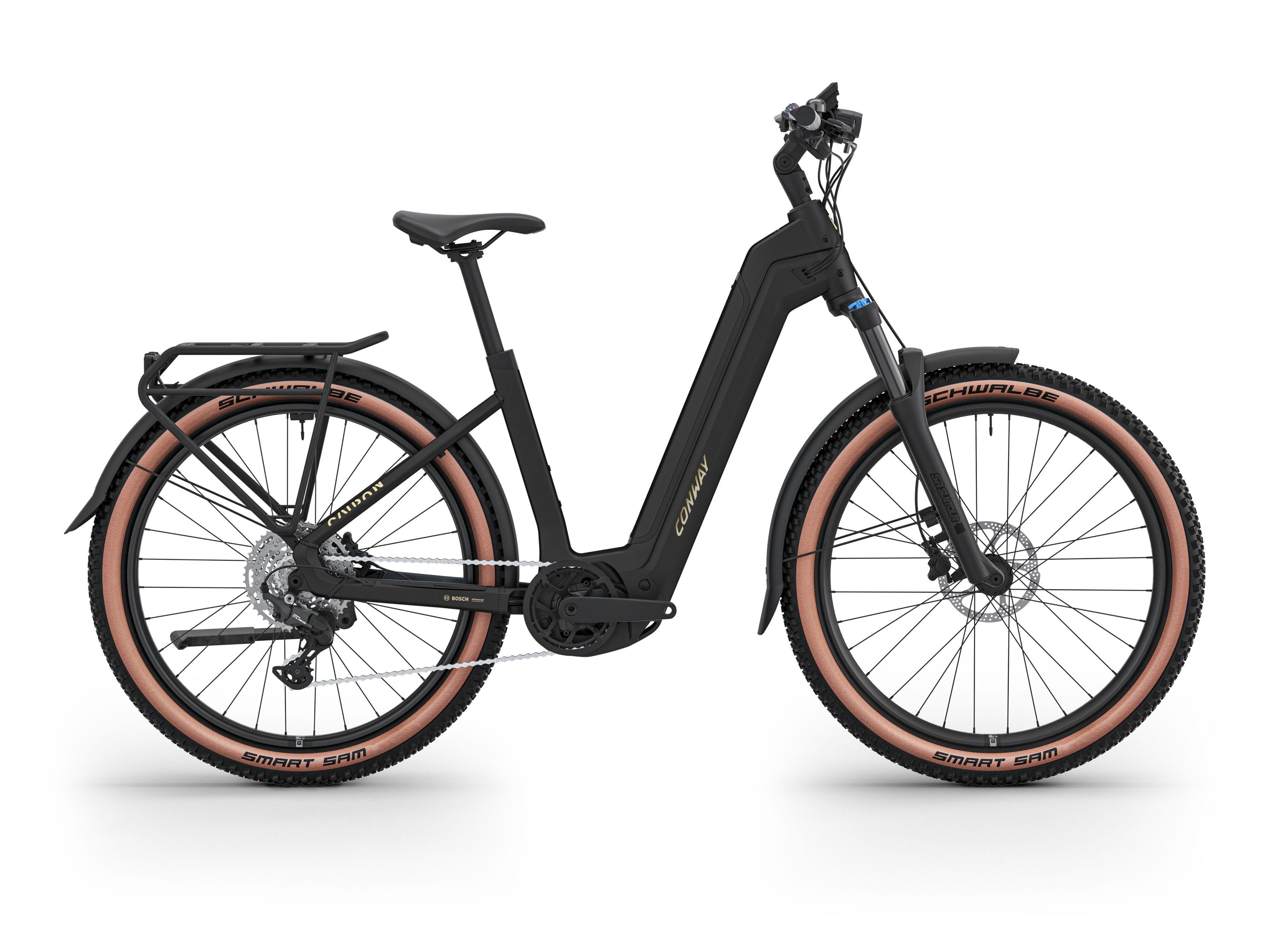 Conway Cairon C 1.0 800 E-Trekkingbikes (schwarz) 1