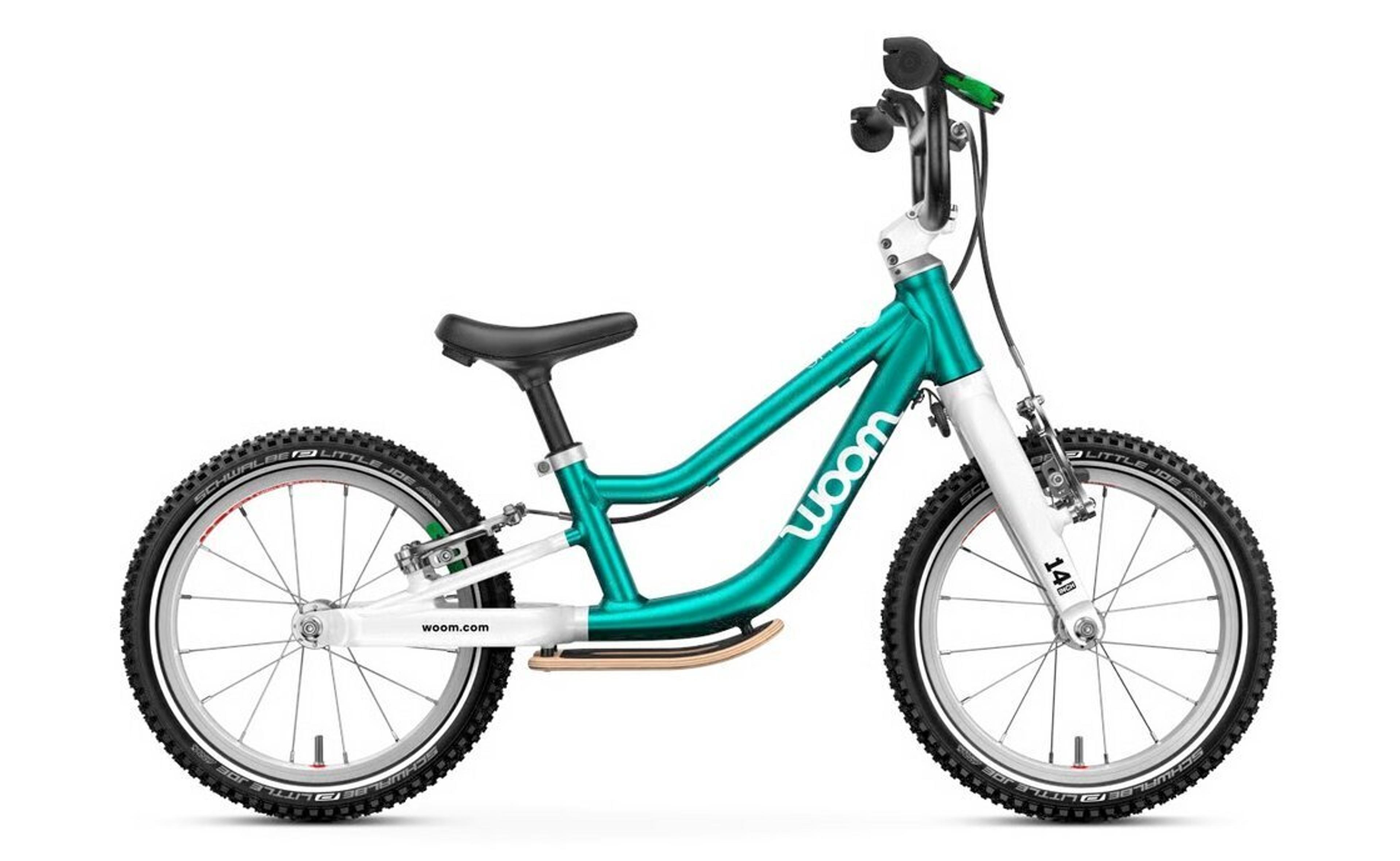 woom GO 1 PLUS Kinderlaufräder (türkis) 1