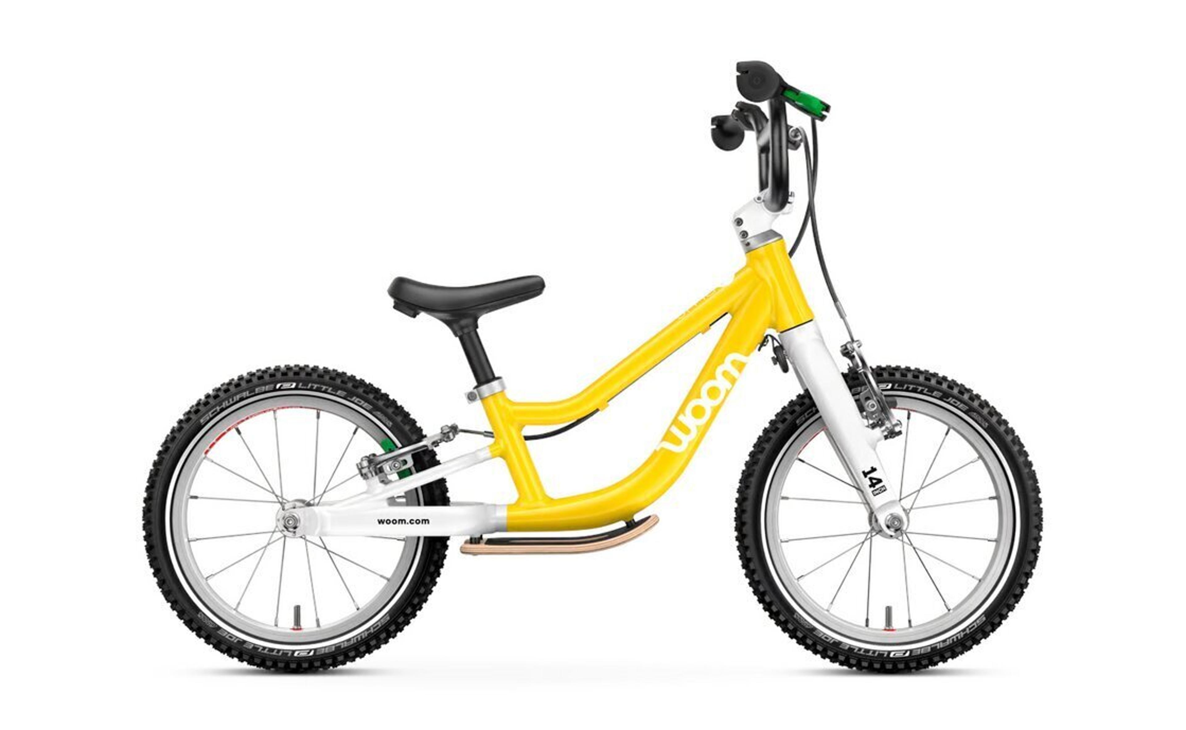 woom GO 1 PLUS Kinderlaufräder (gelb) 1