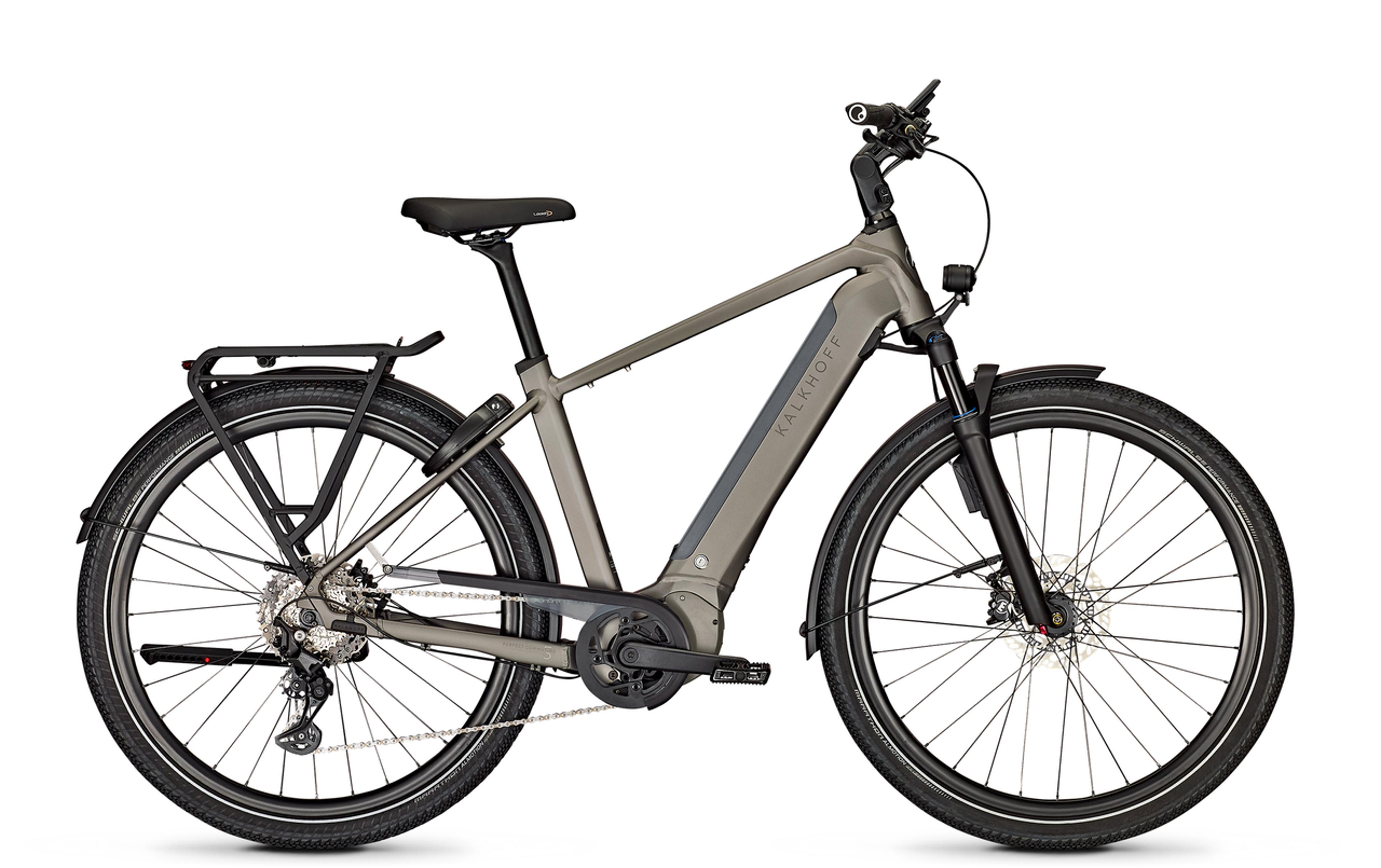 Kalkhoff Endeavour 5.B Advance+ ABS E-Trekkingbikes (grau) 1
