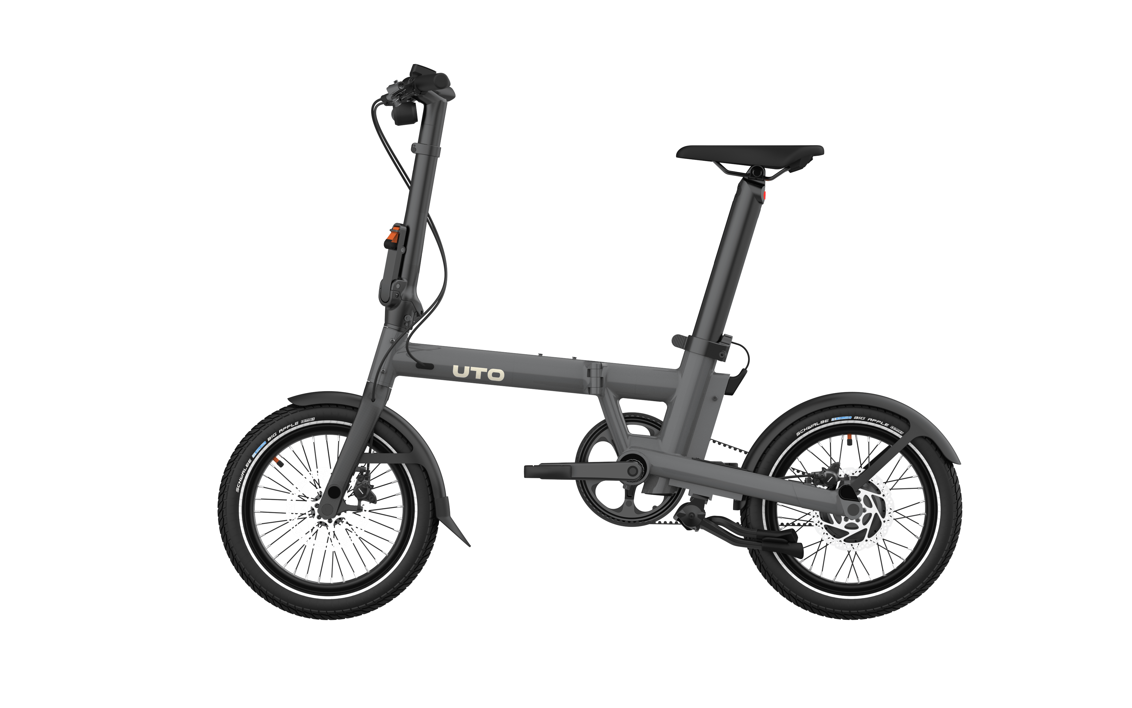 UTO PRO16 252Wh E-Klappräder (grau) 2