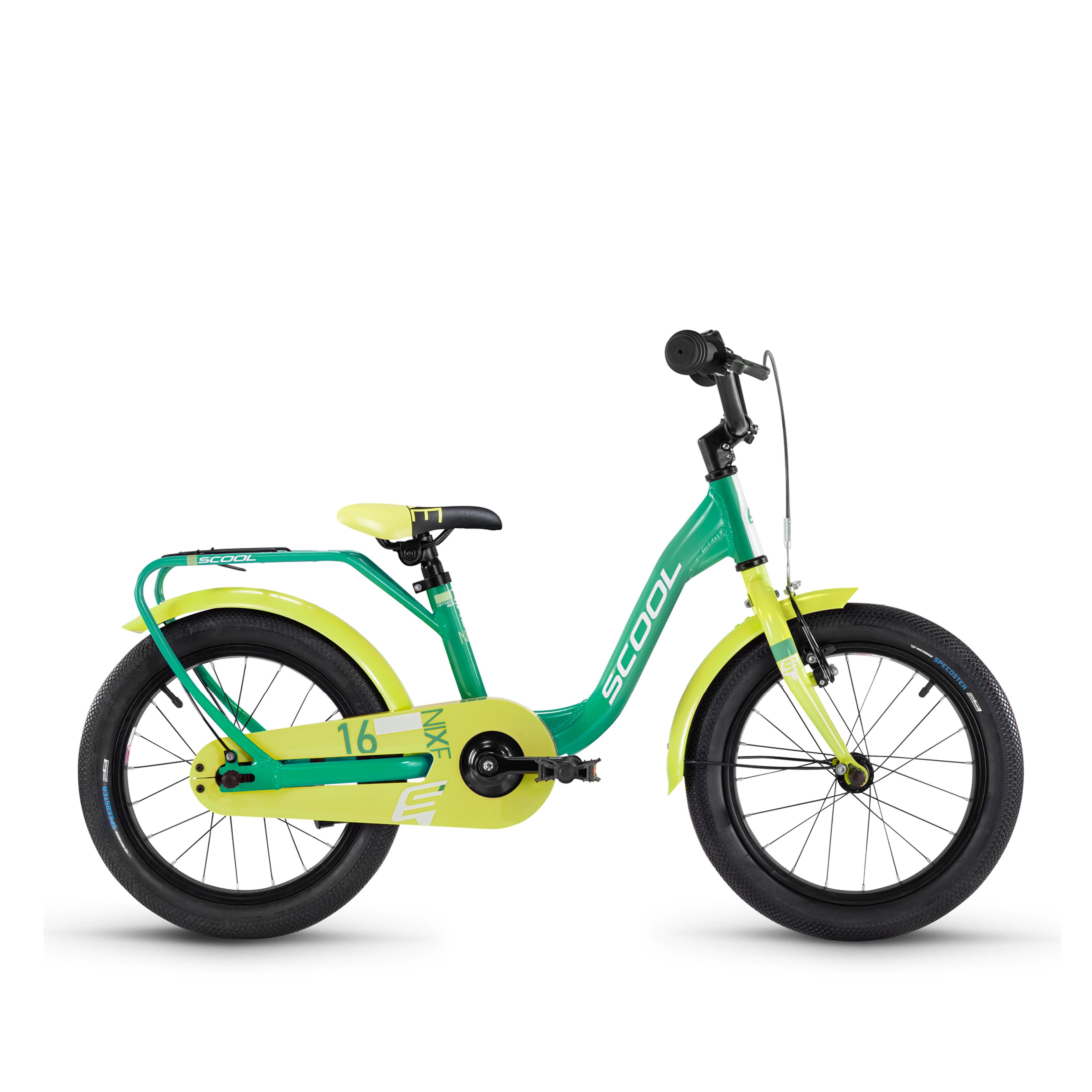 S'COOL niXe 16 Kinderfahrräder (grün) 1