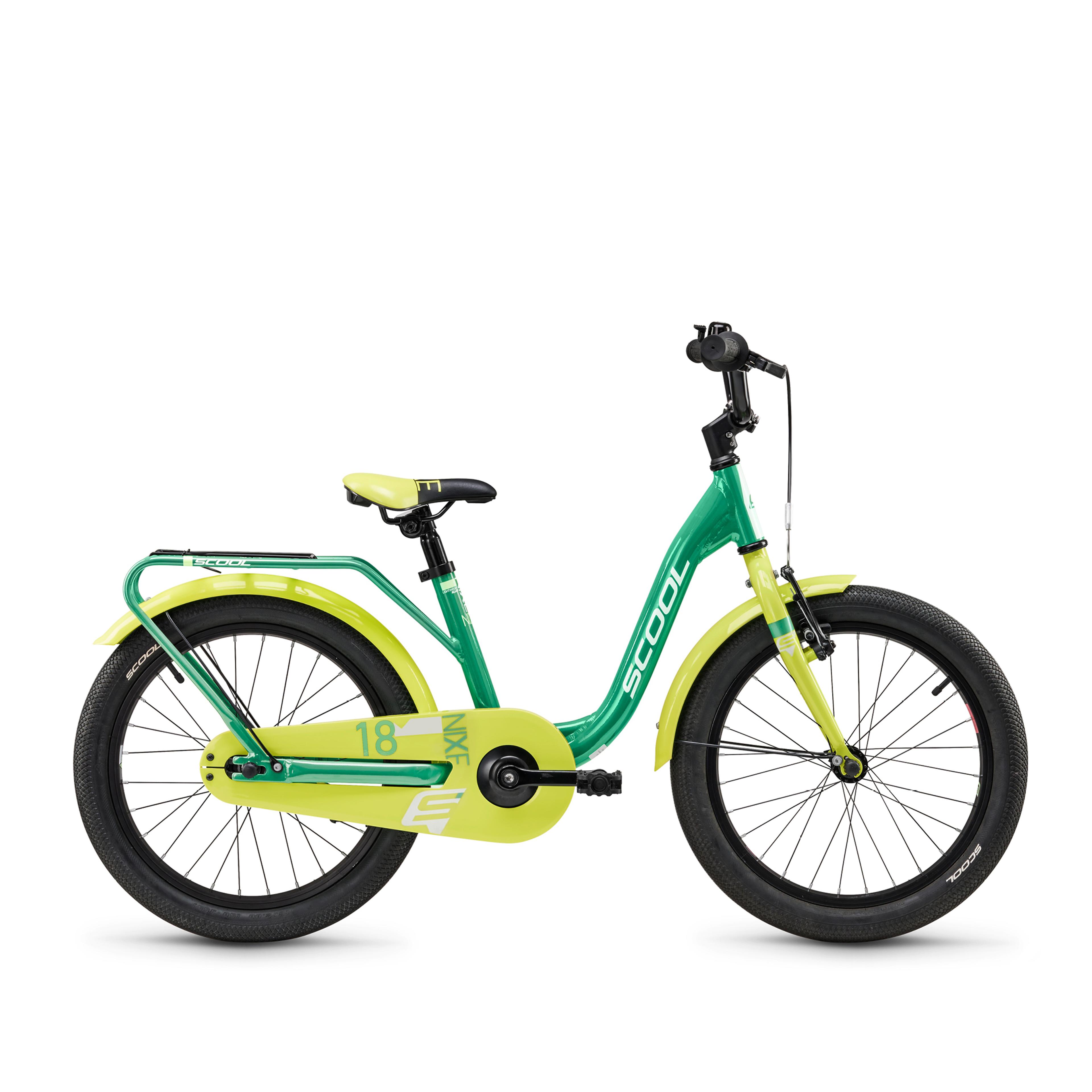 S'COOL niXe 18 Kinderfahrräder (grün) 1
