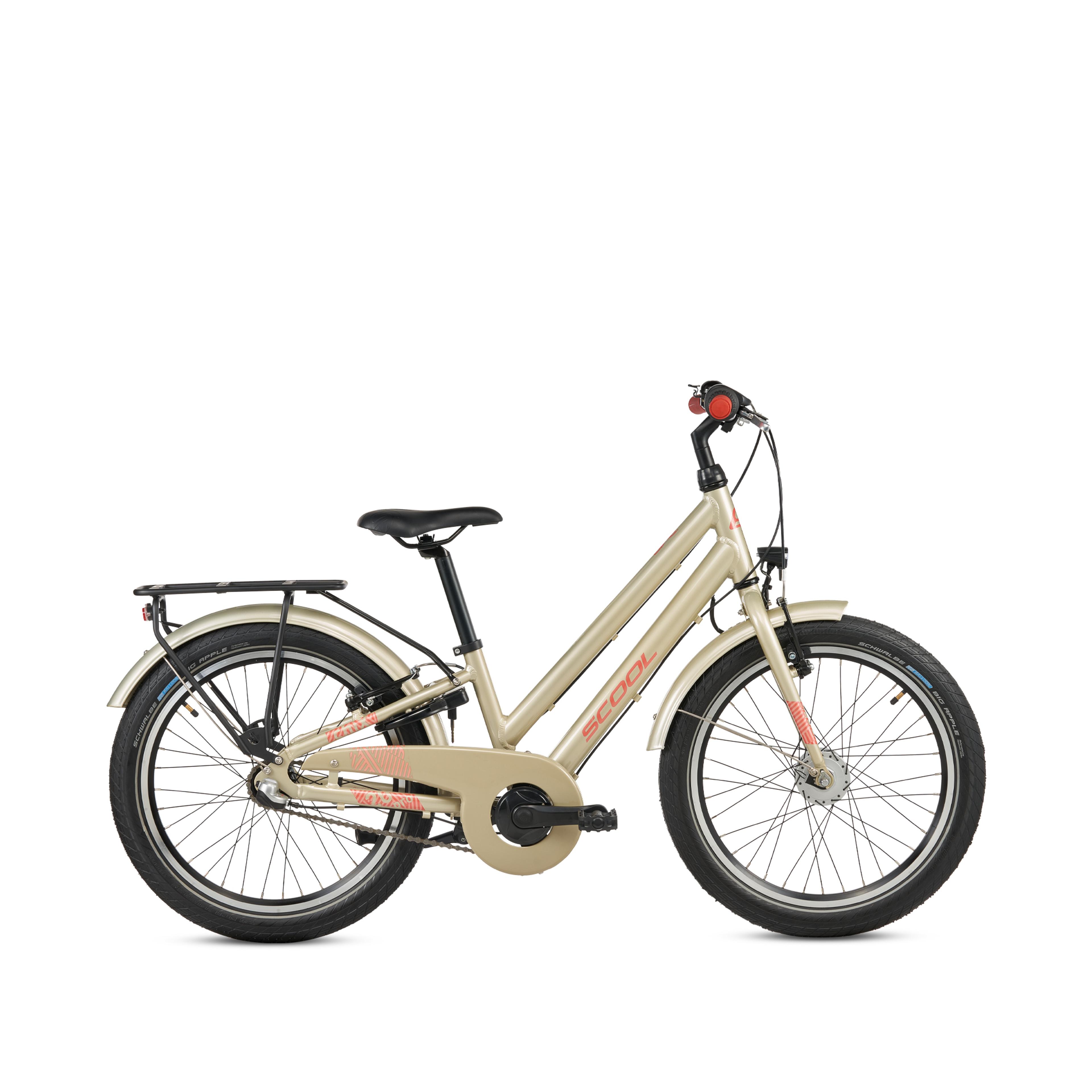 S'COOL chiX Pro 20-N3 Kinderfahrräder (beige) 1