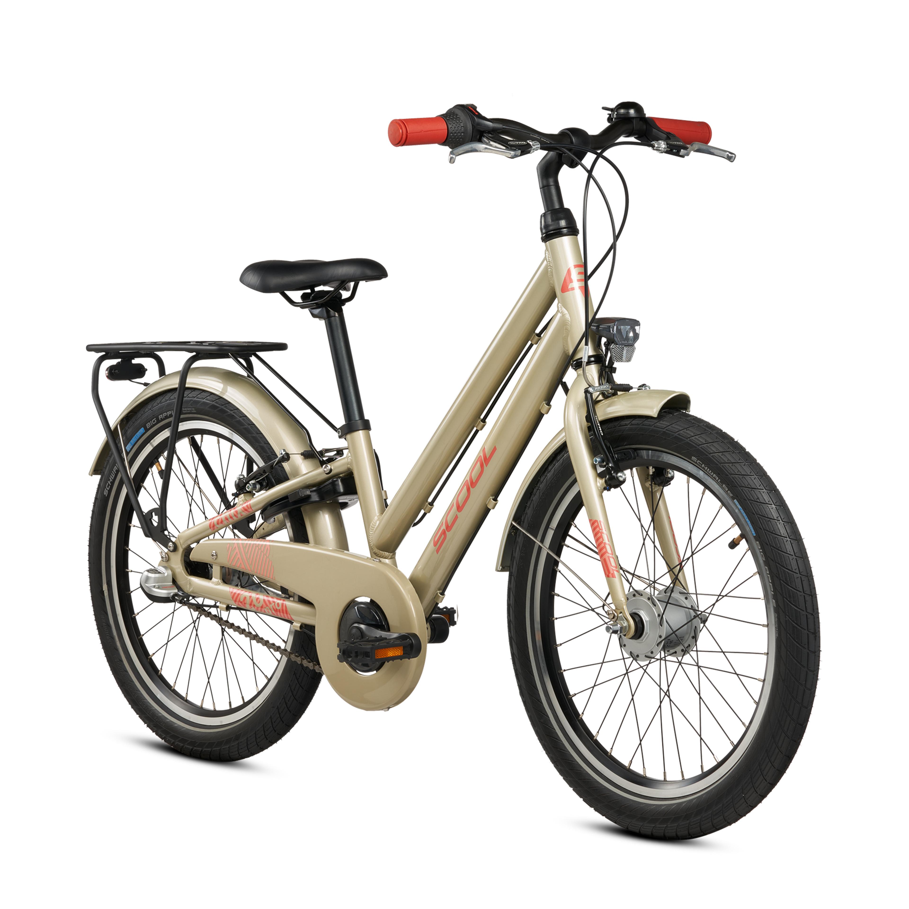 S'COOL chiX Pro 20-N3 Kinderfahrräder (beige) 2