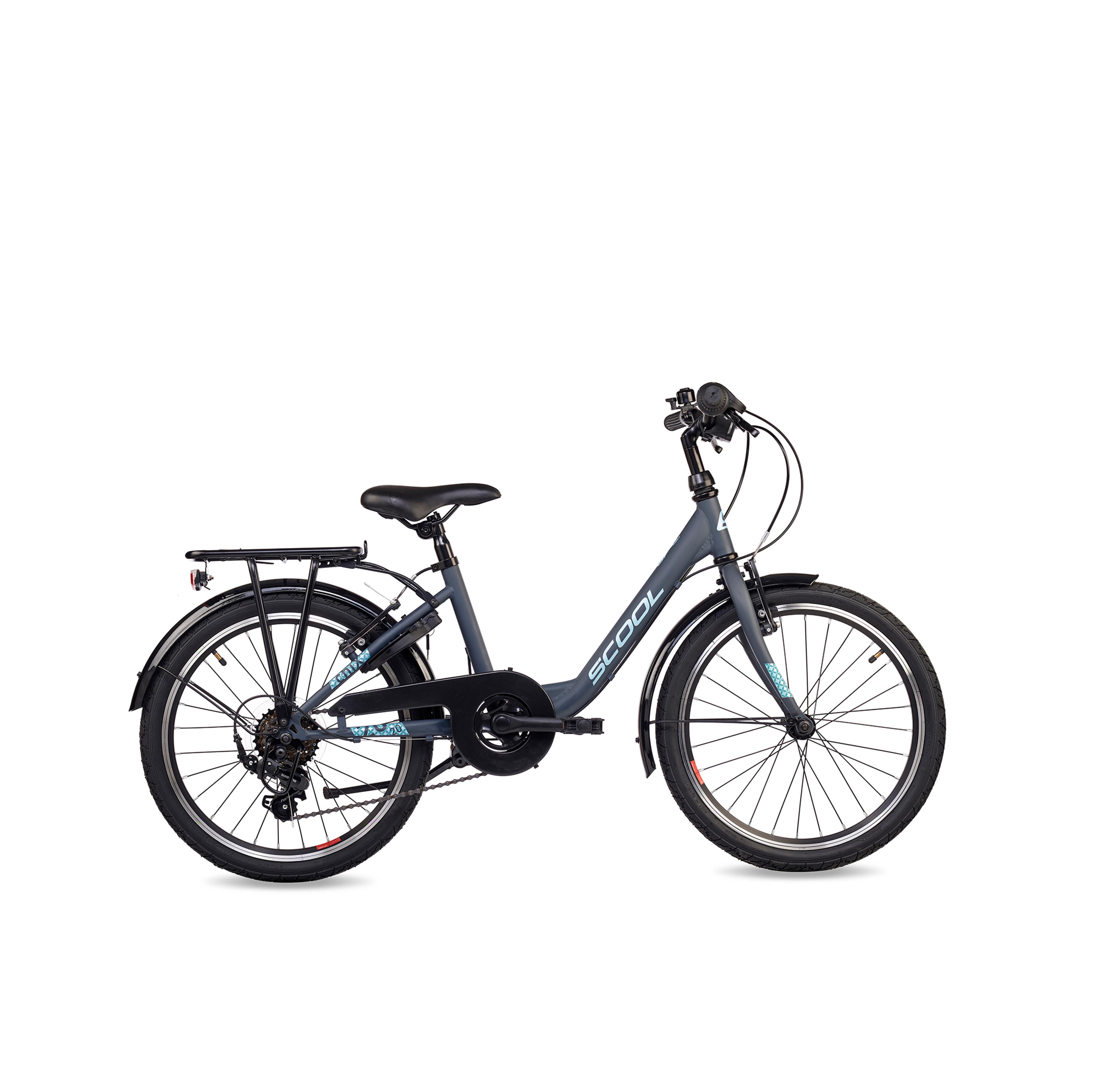 S'COOL chiX 20-K6 Kinderfahrräder (grau) 1