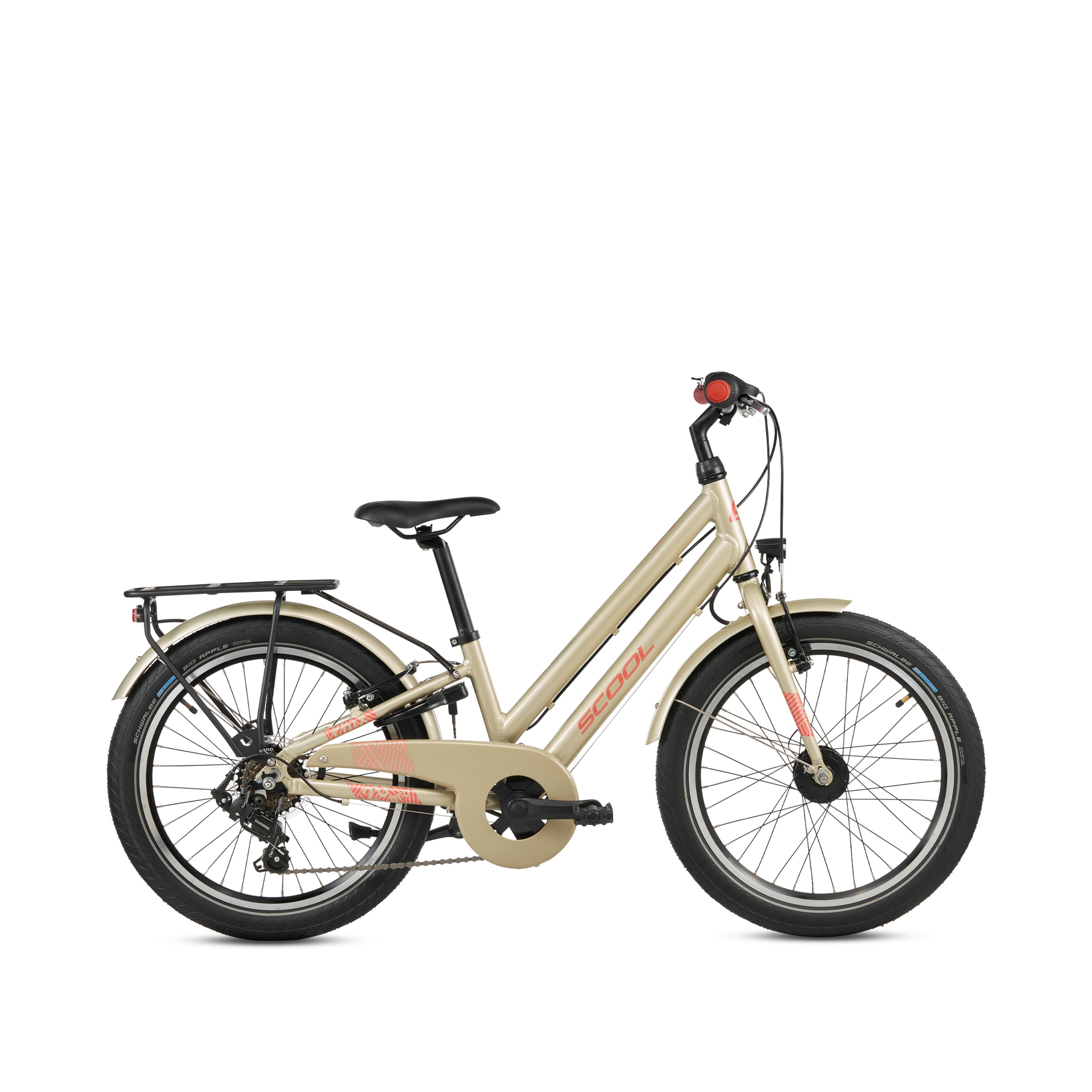 S'COOL chiX Pro 20-K7 Kinderfahrräder (beige) 1