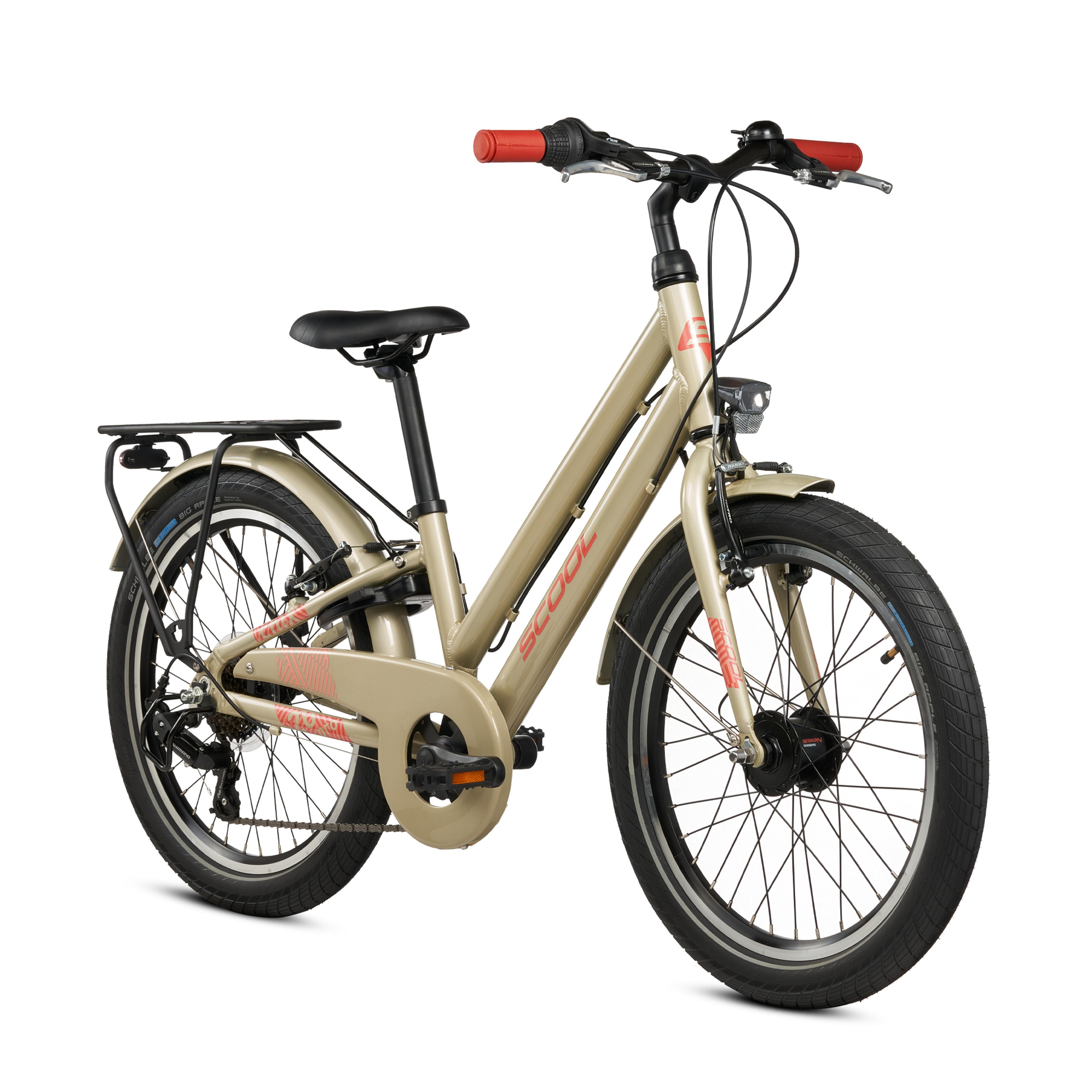 S'COOL chiX Pro 20-K7 Kinderfahrräder (beige) 2