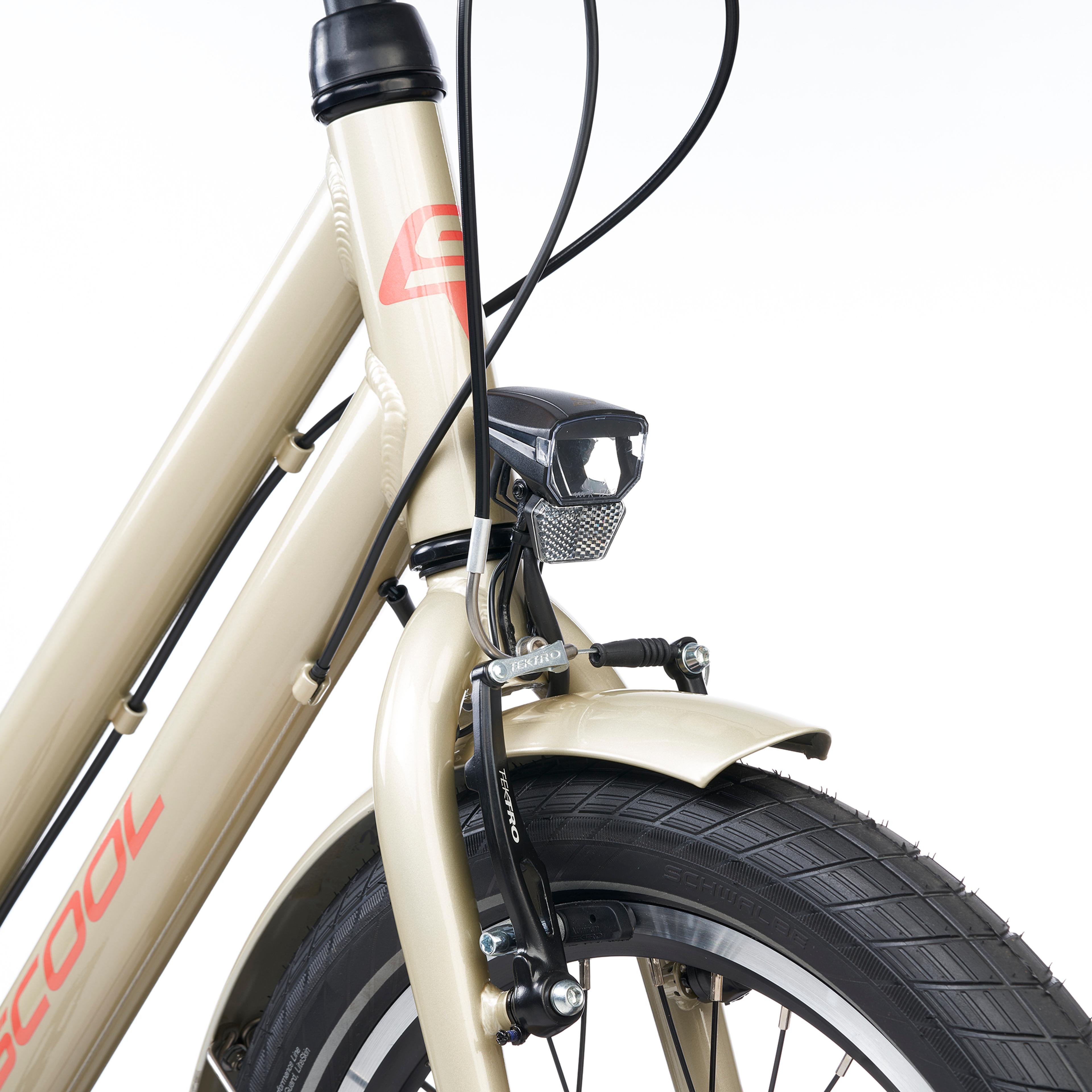S'COOL chiX Pro 20-K7 Kinderfahrräder (beige) 3