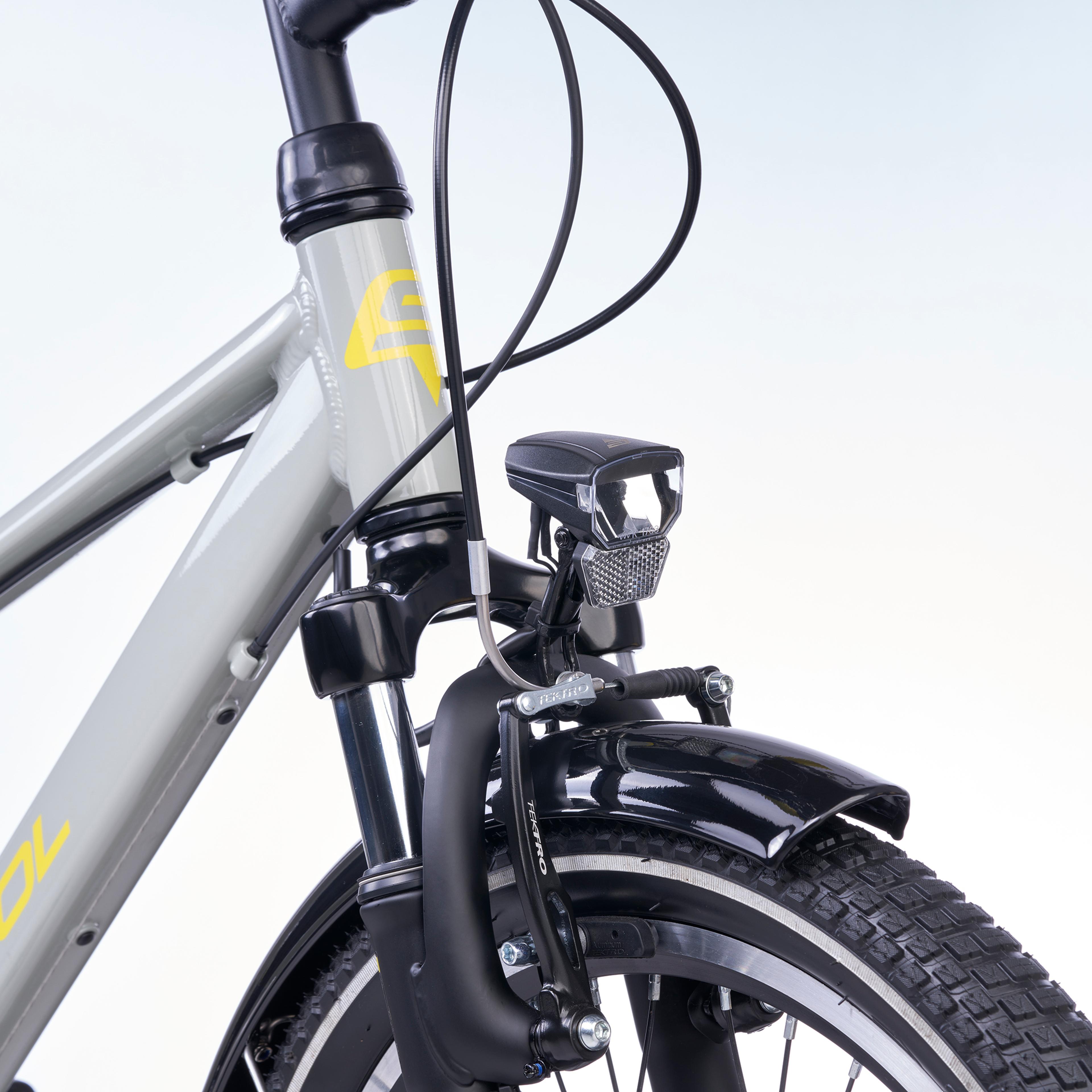 S'COOL troX pro 20-K7 Kinderfahrräder (grau) 3