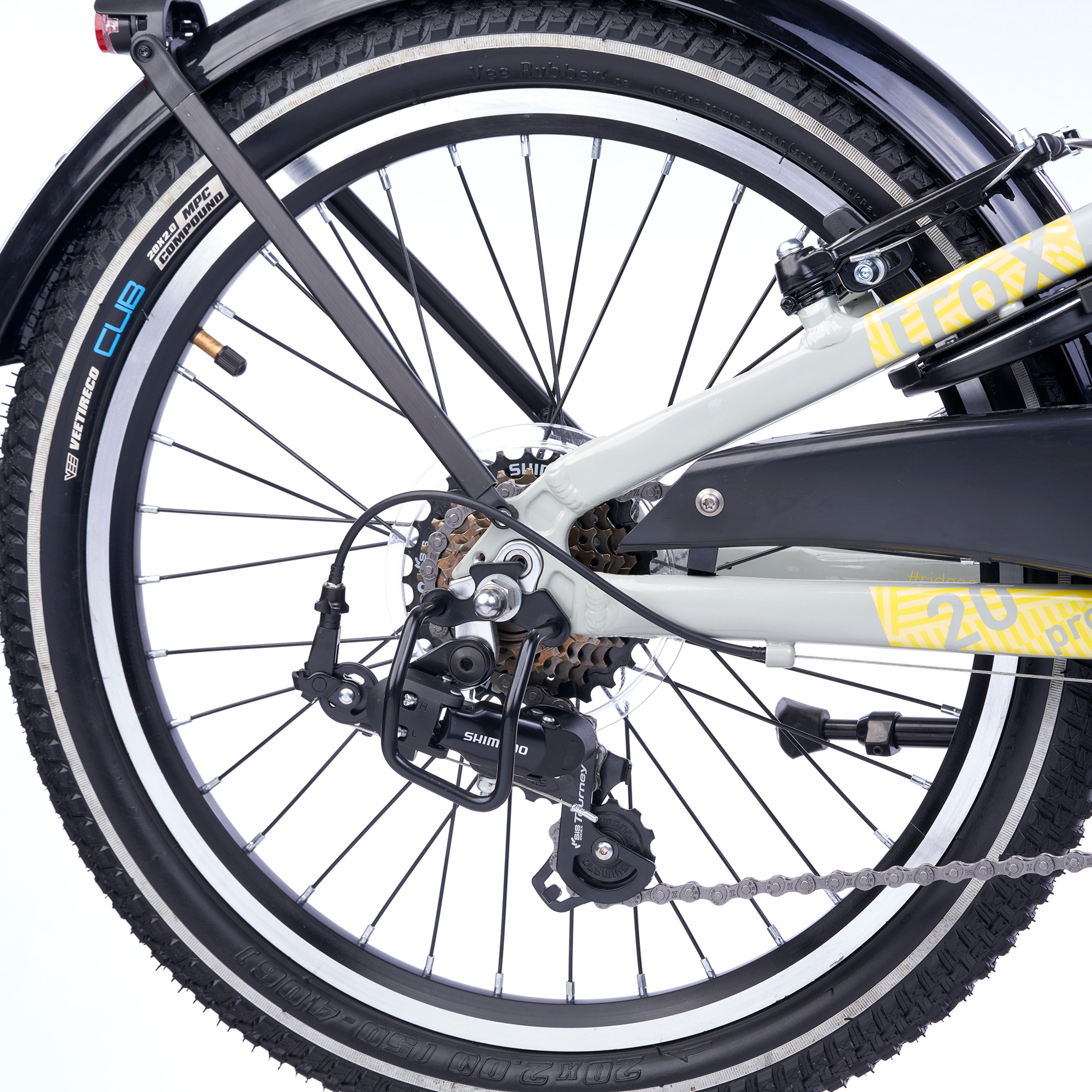 S'COOL troX pro 20-K7 Kinderfahrräder (grau) 4