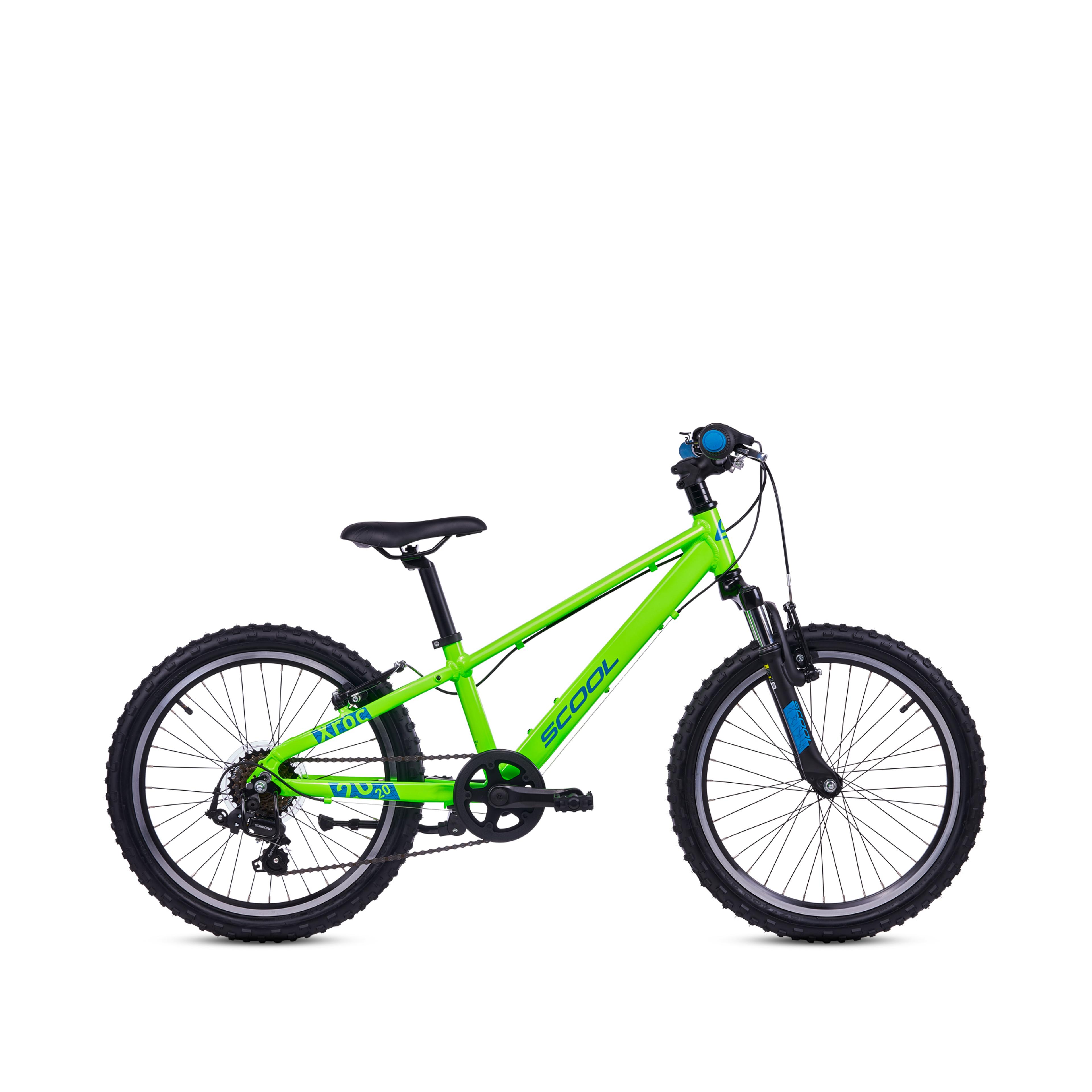 S'COOL Xroc Pro 20-K7 Kinderfahrräder (grün) 1