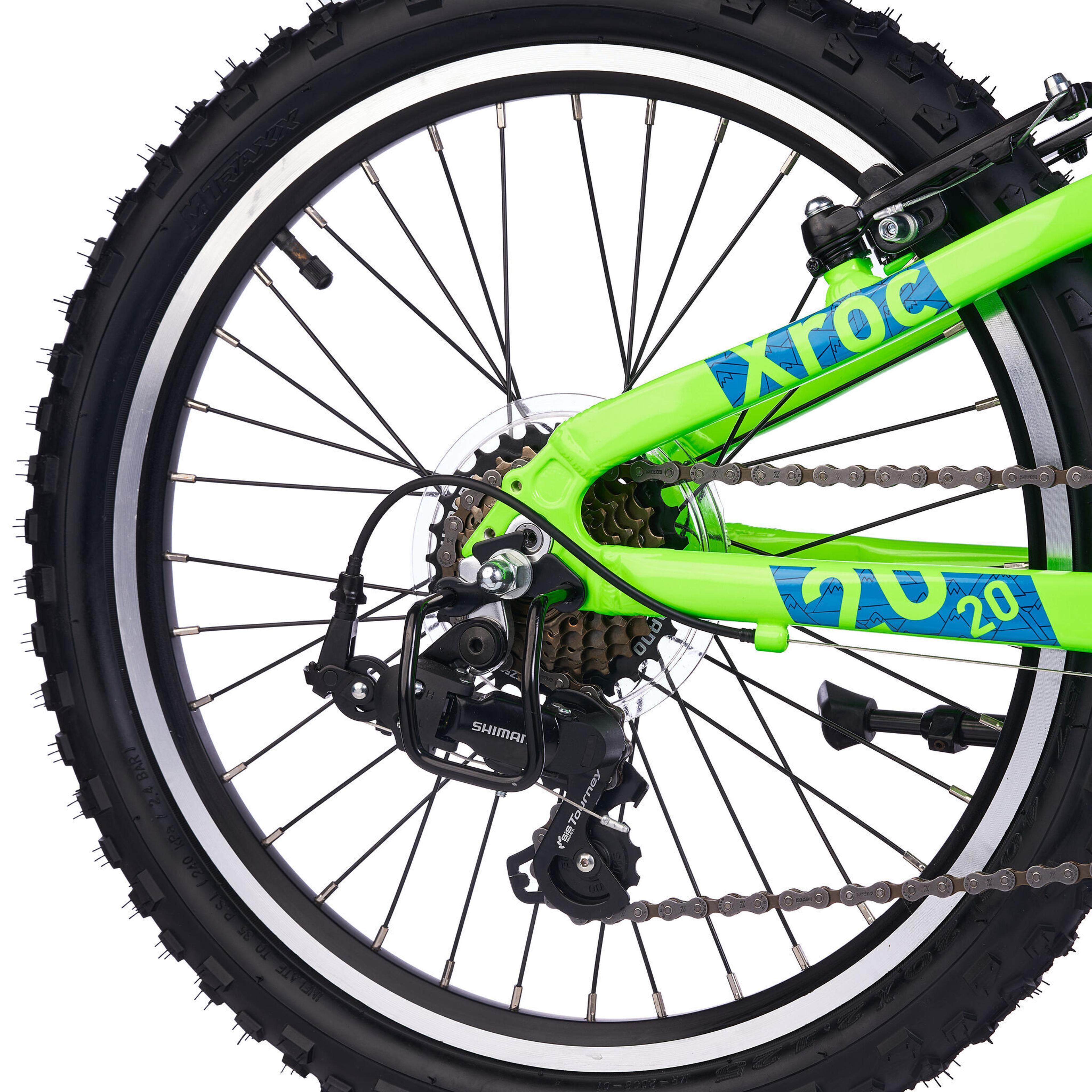 S'COOL Xroc Pro 20-K7 Kinderfahrräder (grün) 5