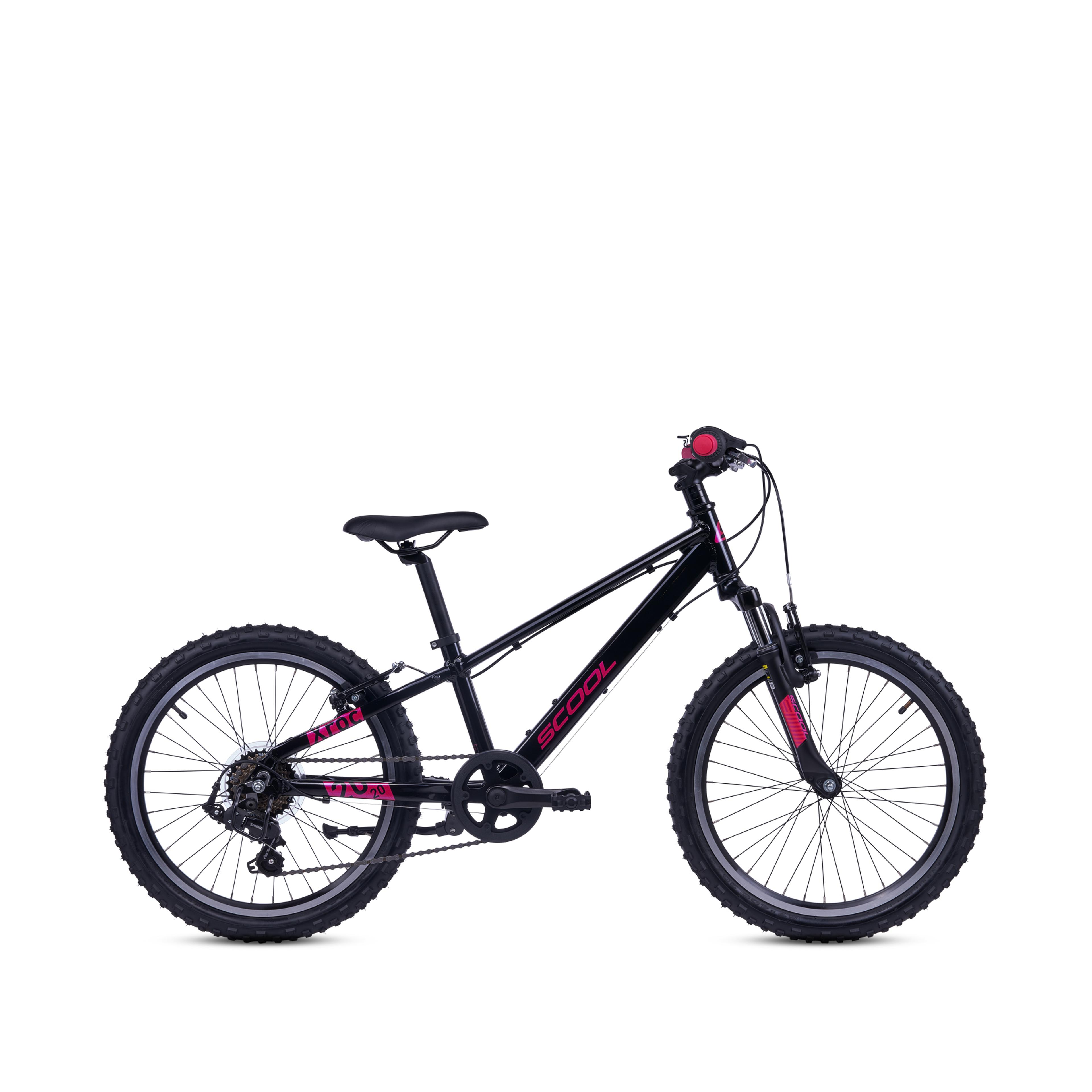 S'COOL Xroc Pro 20-K7 Kinderfahrräder (schwarz) 1