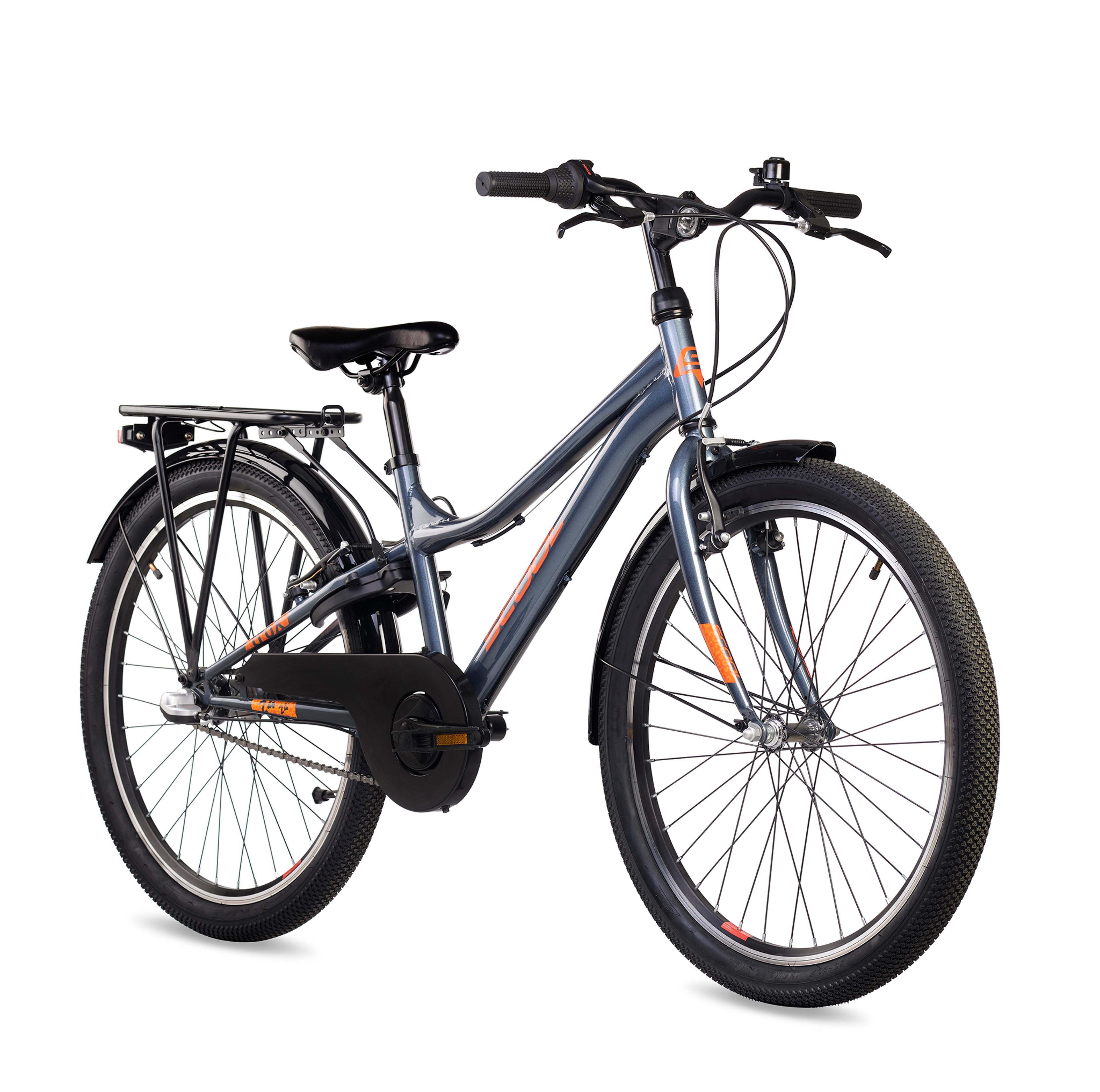 S'COOL troX 24-N3 Kinderfahrräder (grau) 2