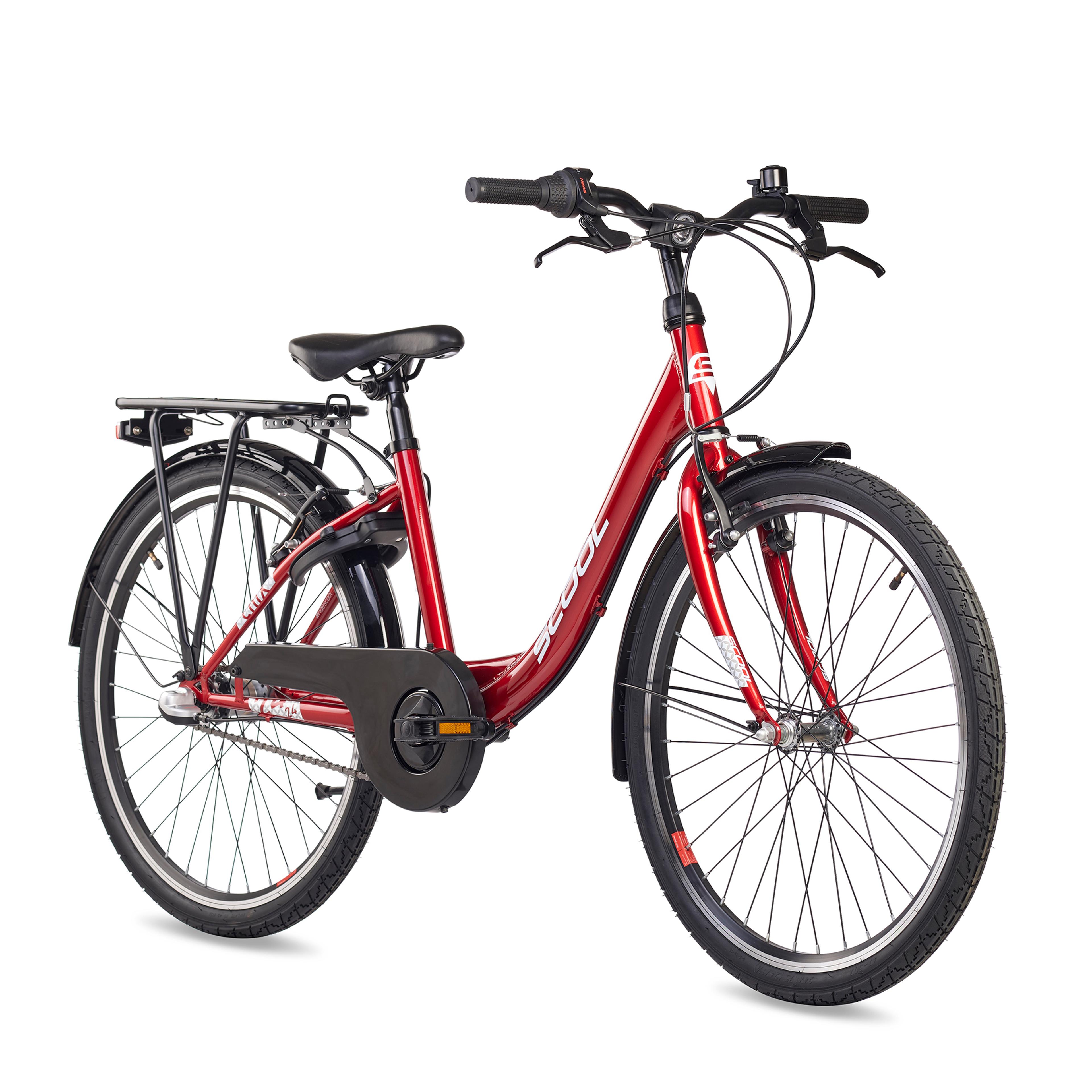 S'COOL chiX 24-N3 Kinderfahrräder (rot) 2