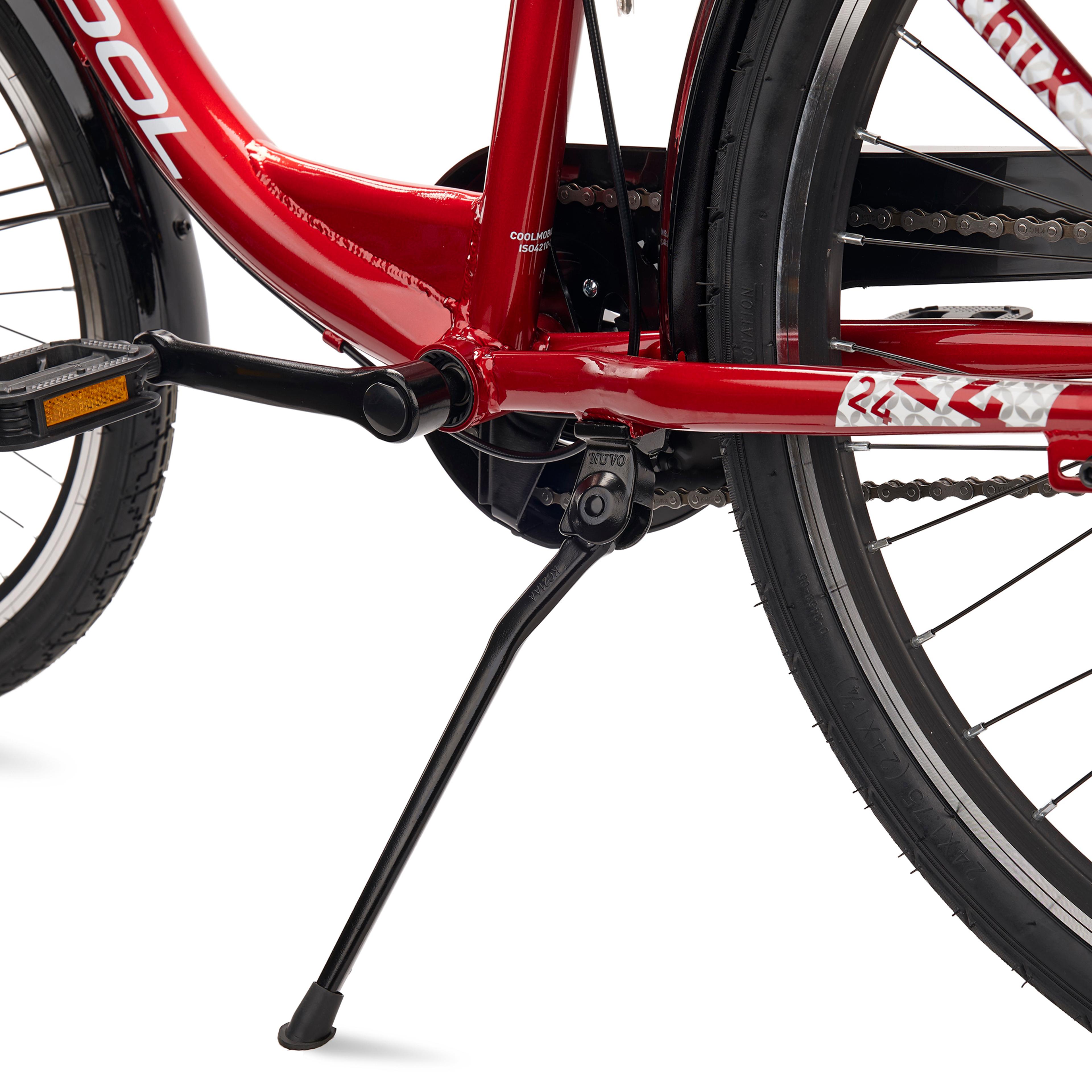 S'COOL chiX 24-N3 Kinderfahrräder (rot) 5