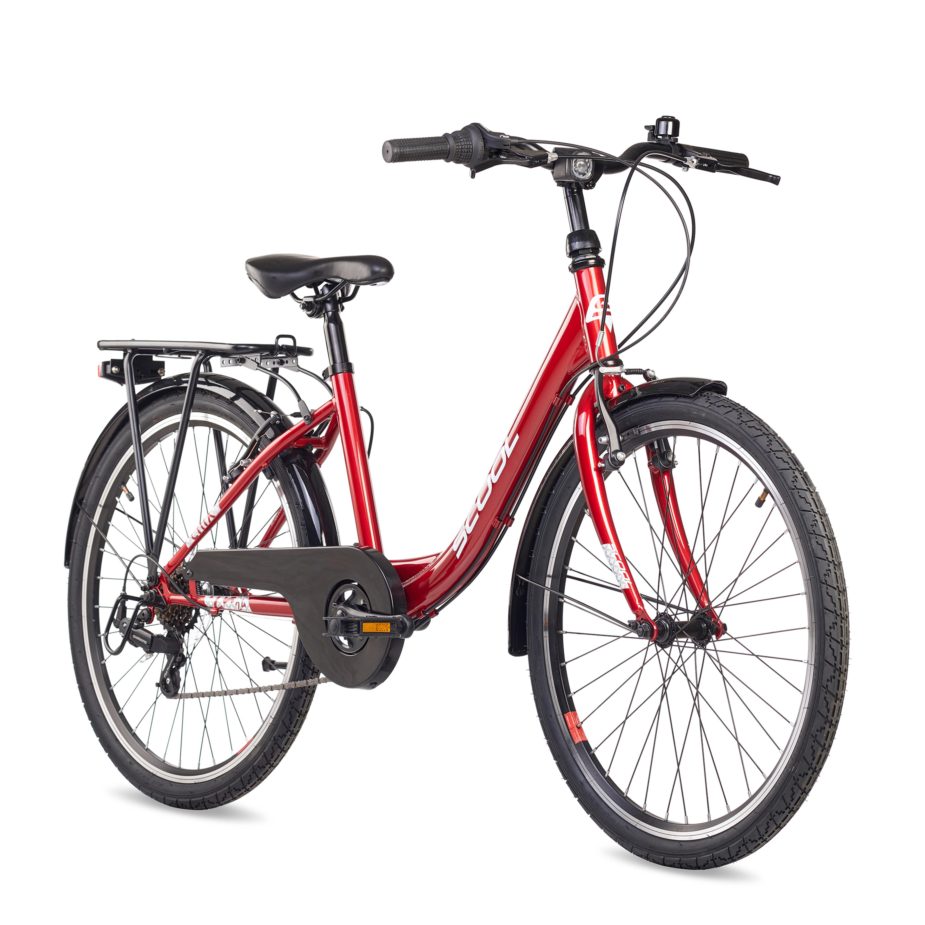 S'COOL chiX 24-K6 Kinderfahrräder (rot) 2