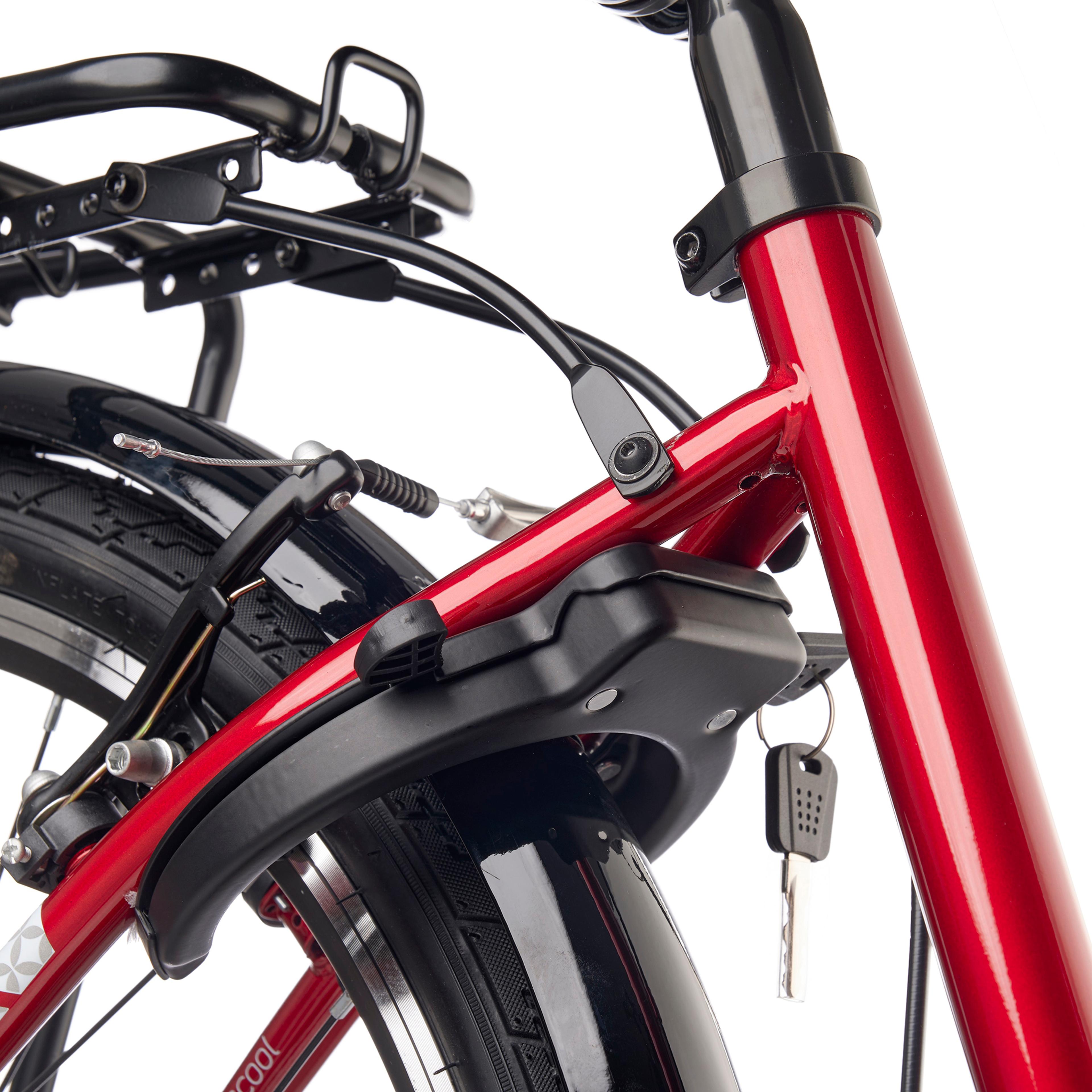 S'COOL chiX 24-K6 Kinderfahrräder (rot) 5