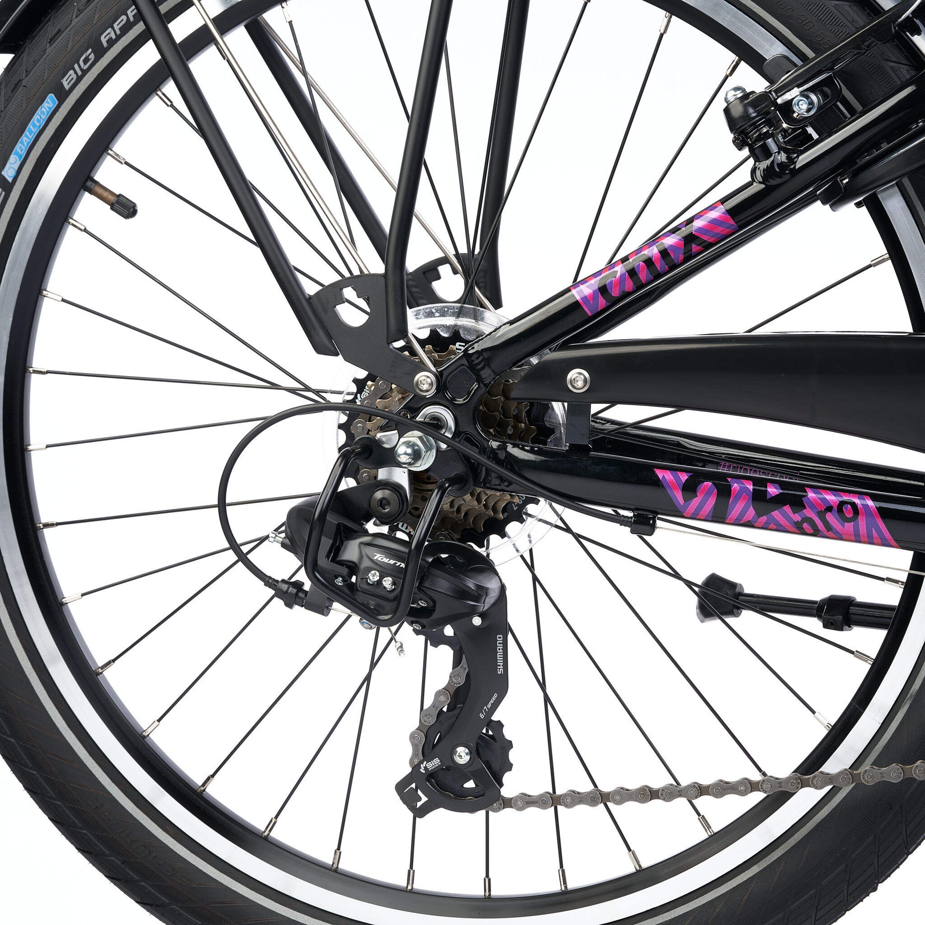 S'COOL chiX Pro 24-K7 Kinderfahrräder (schwarz) 5