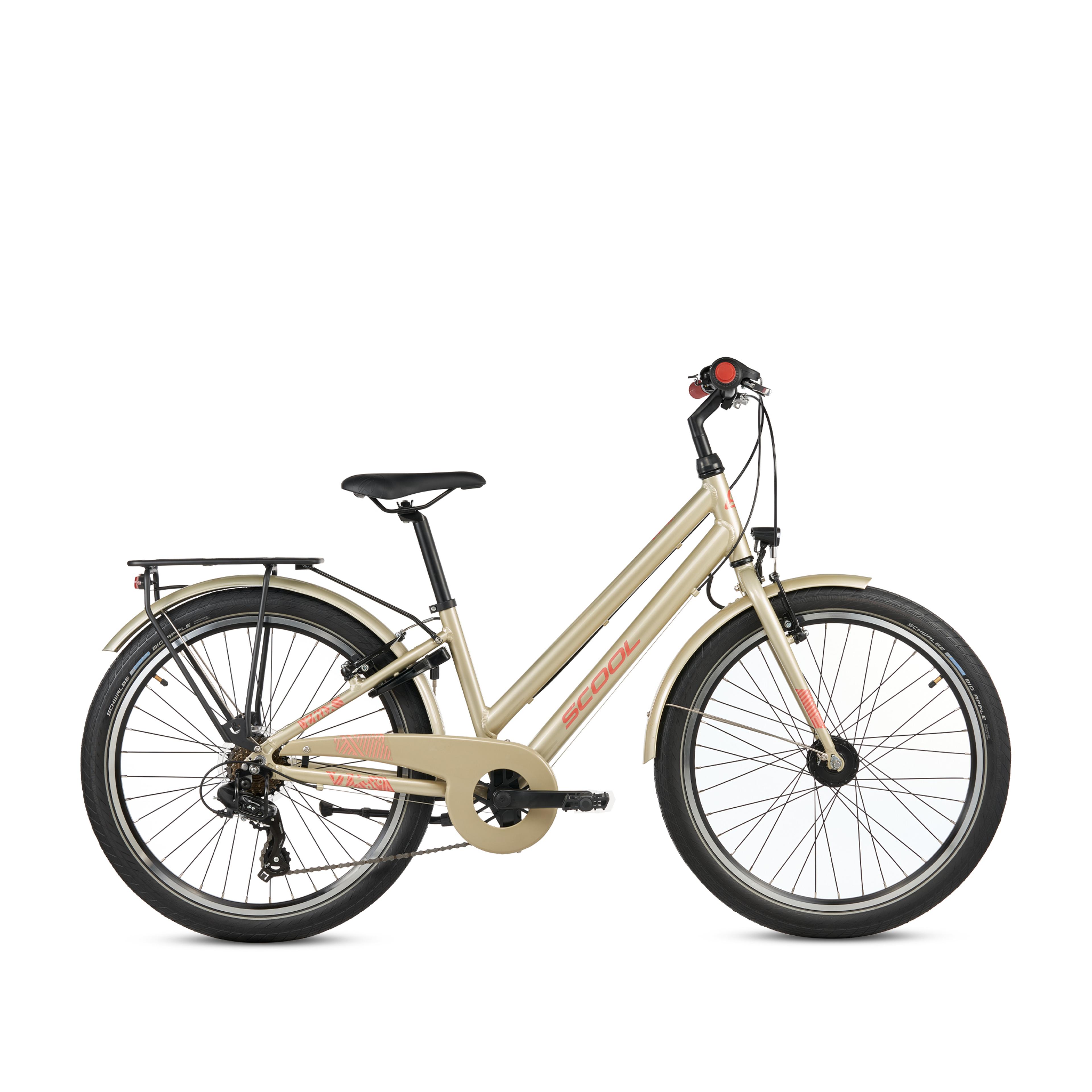 S'COOL chiX Pro 24-K7 Kinderfahrräder (beige) 1