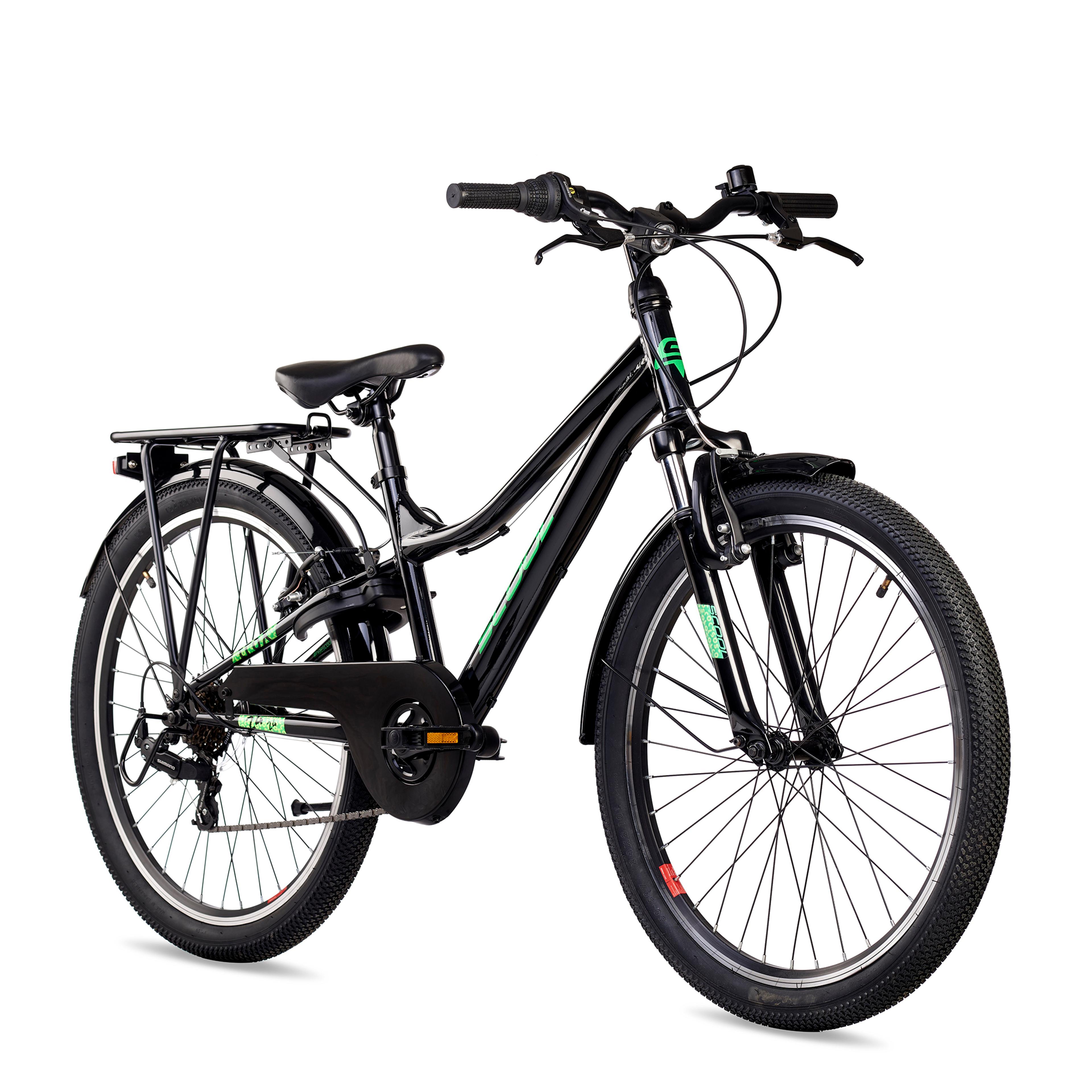S'COOL troX 24-K6 Kinderfahrräder (schwarz) 2