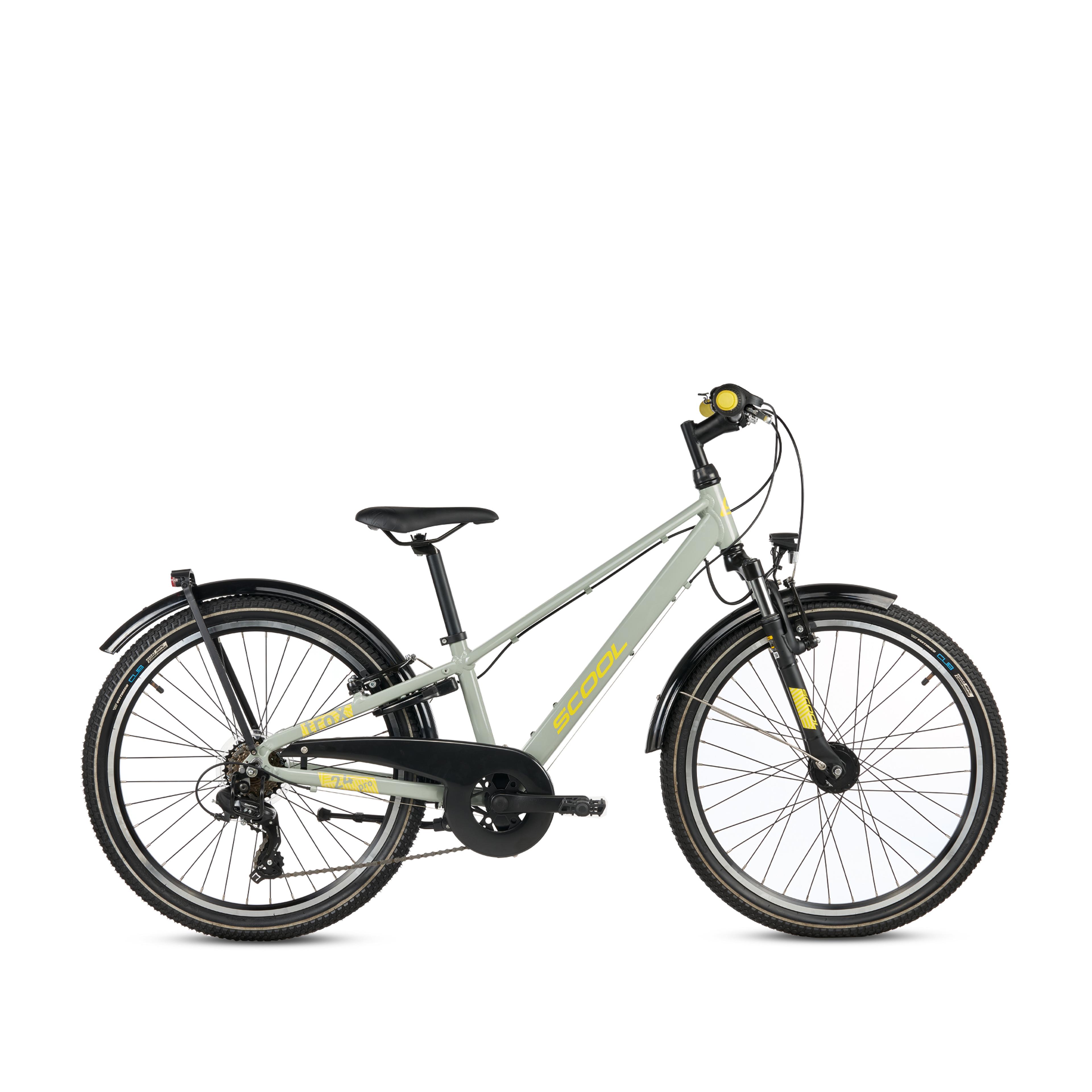 S'COOL troX pro 24-K7 Kinderfahrräder (grau) 1