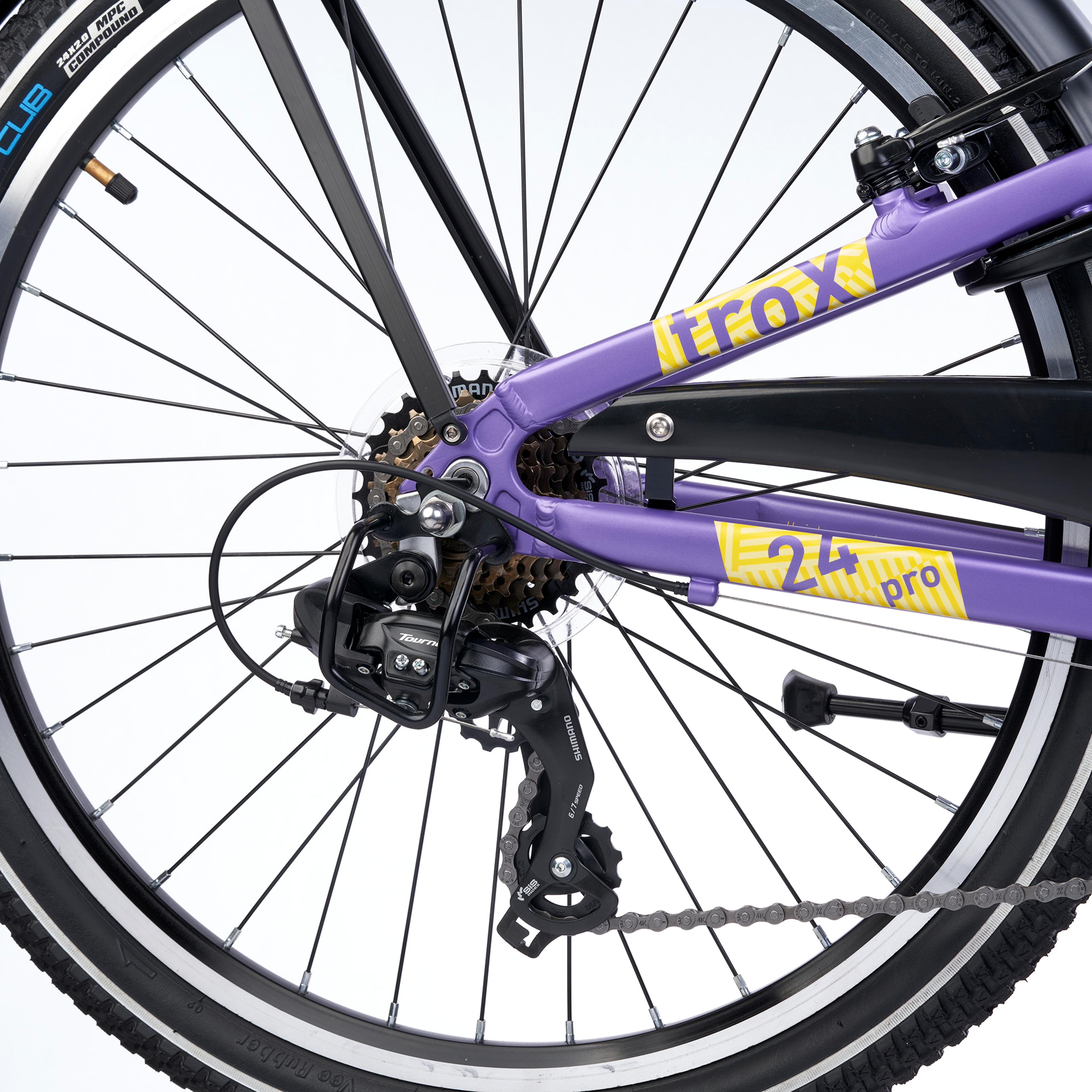 S'COOL troX pro 24-K7 Kinderfahrräder (lila) 4
