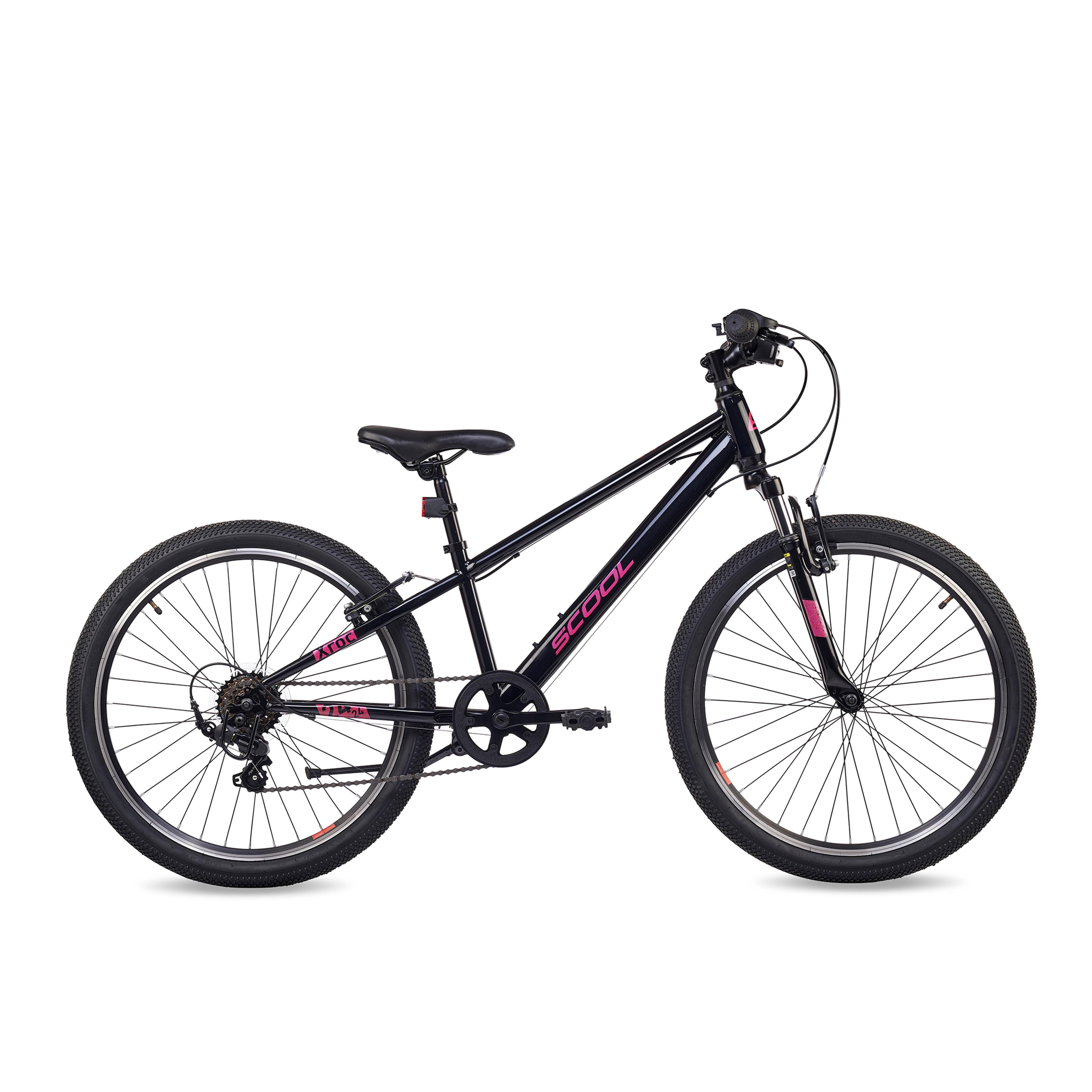 S'COOL Xroc 24-K6 Kinderfahrräder (schwarz) 1