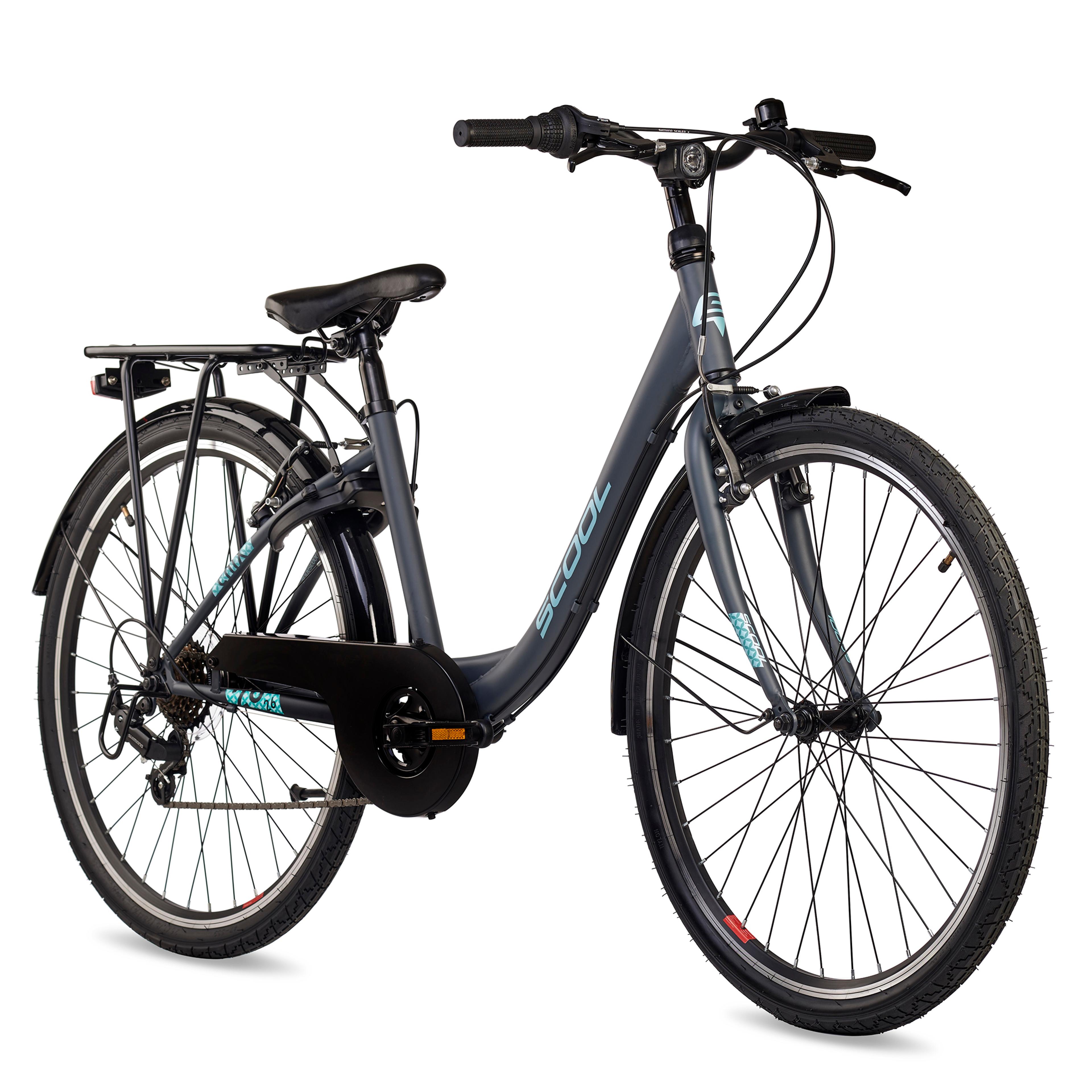 S'COOL chiX 26-K6 Jugendfahrräder (grau) 2