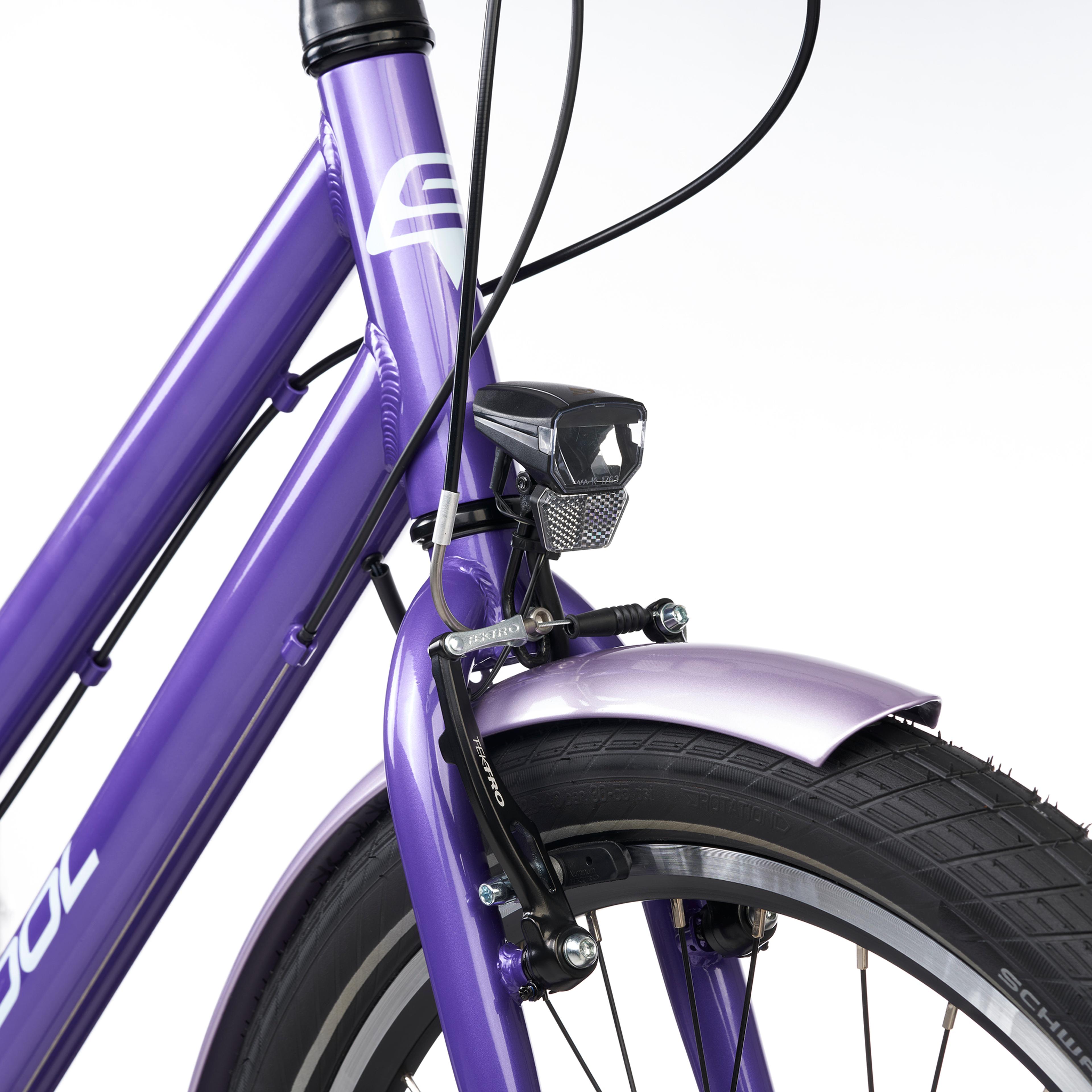 S'COOL chiX pro 26-K7 Jugendfahrräder (lila) 3