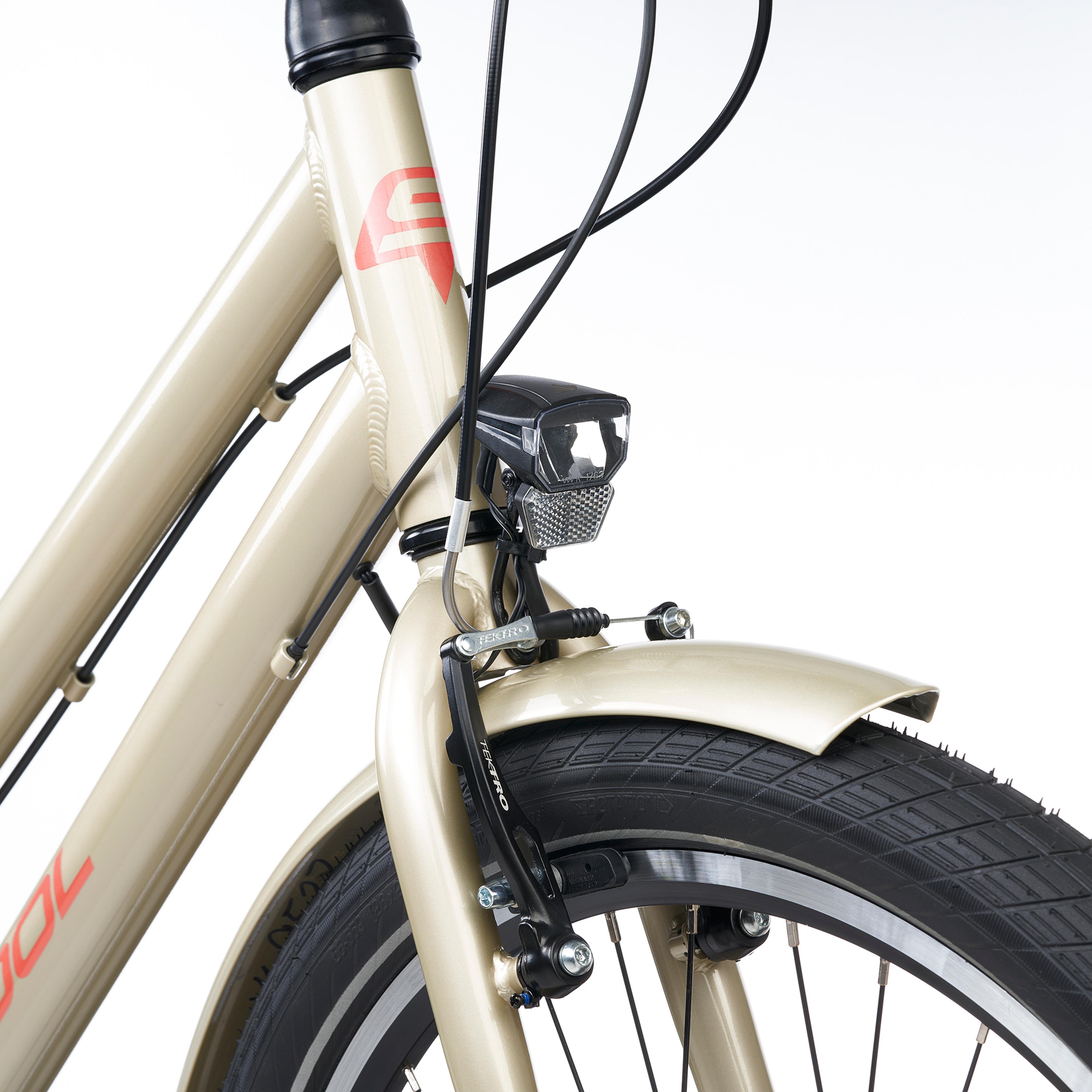 S'COOL chiX pro 26-K7 Jugendfahrräder (beige) 3