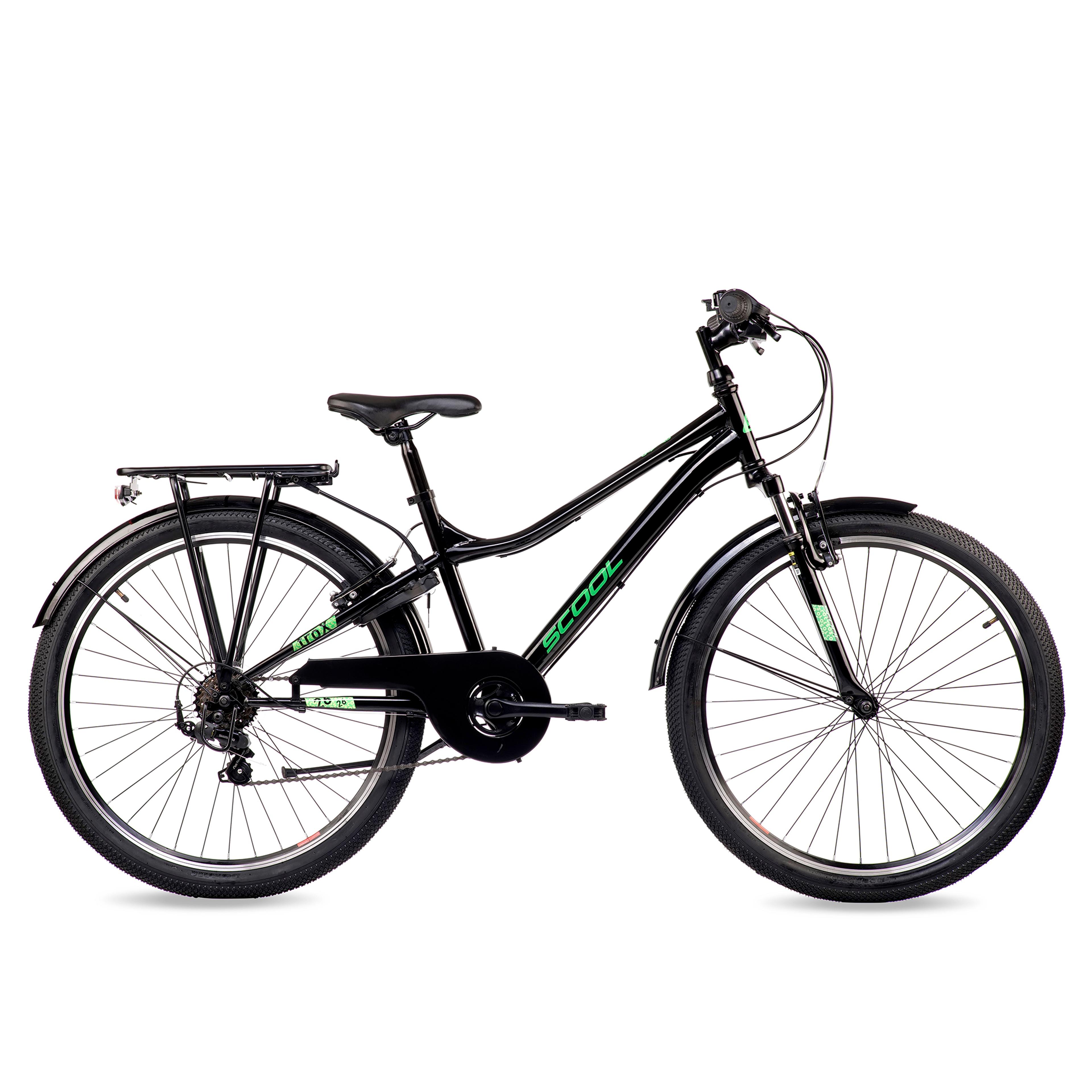 S'COOL troX 26-K6 Jugendfahrräder (schwarz) 1