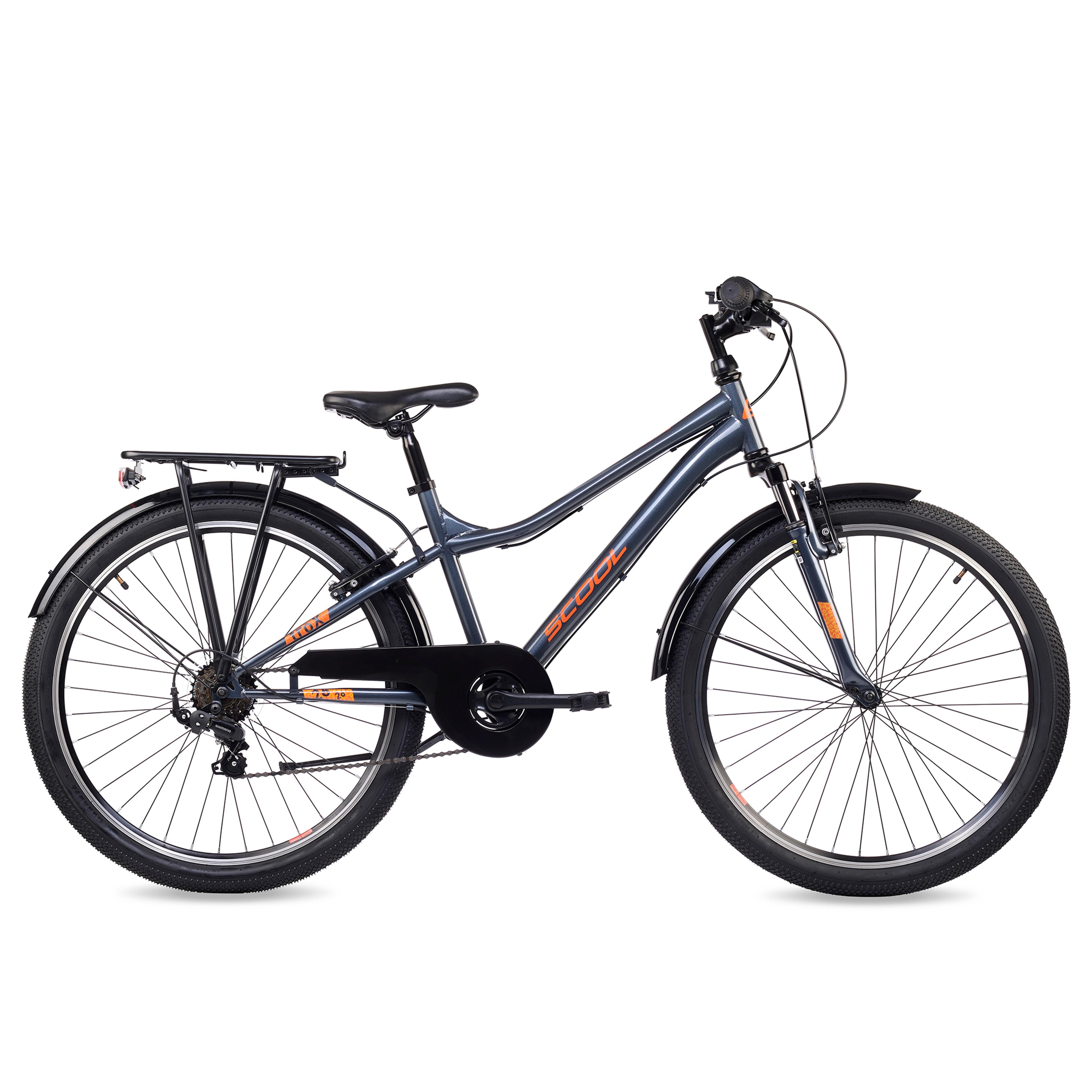 S'COOL troX 26-K6 Jugendfahrräder (grau) 1