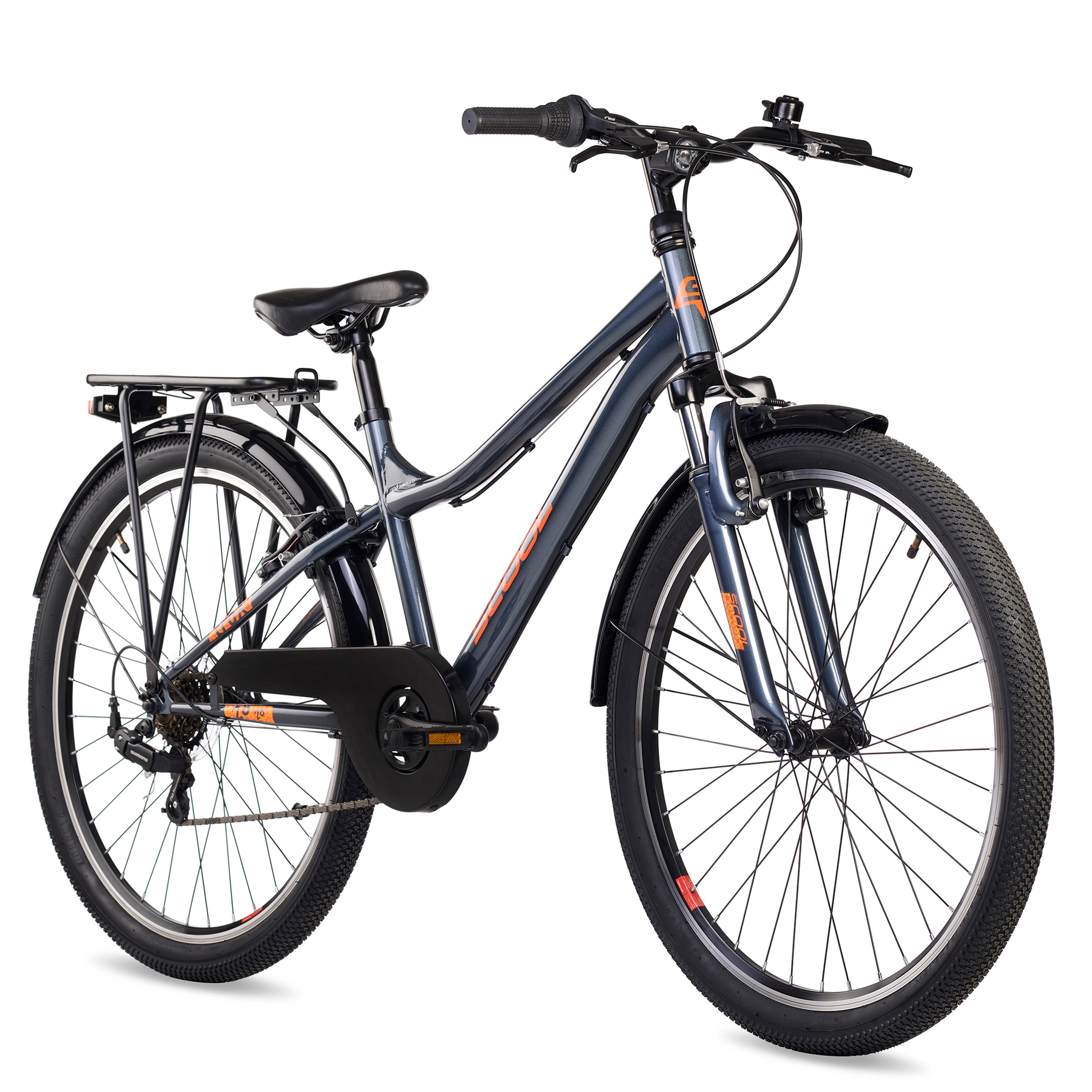 S'COOL troX 26-K6 Jugendfahrräder (grau) 2