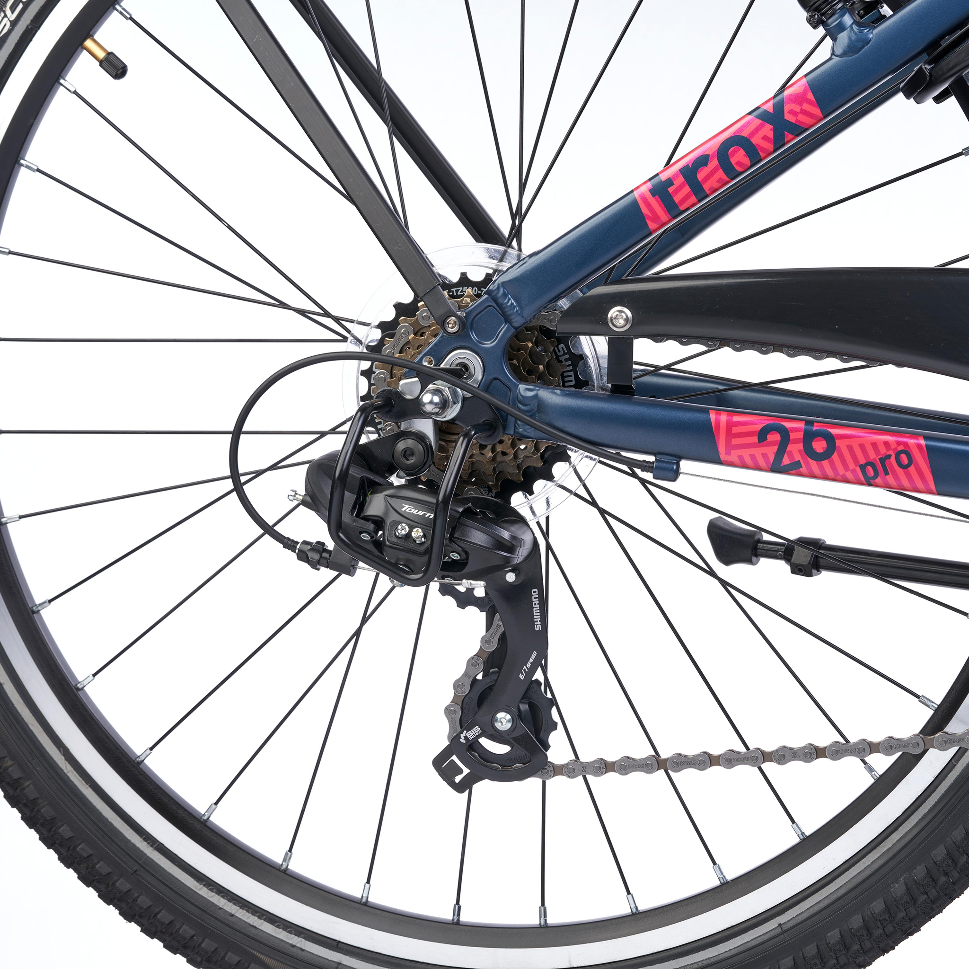 S'COOL troX Pro 26-K7 Jugendfahrräder (blau) 4