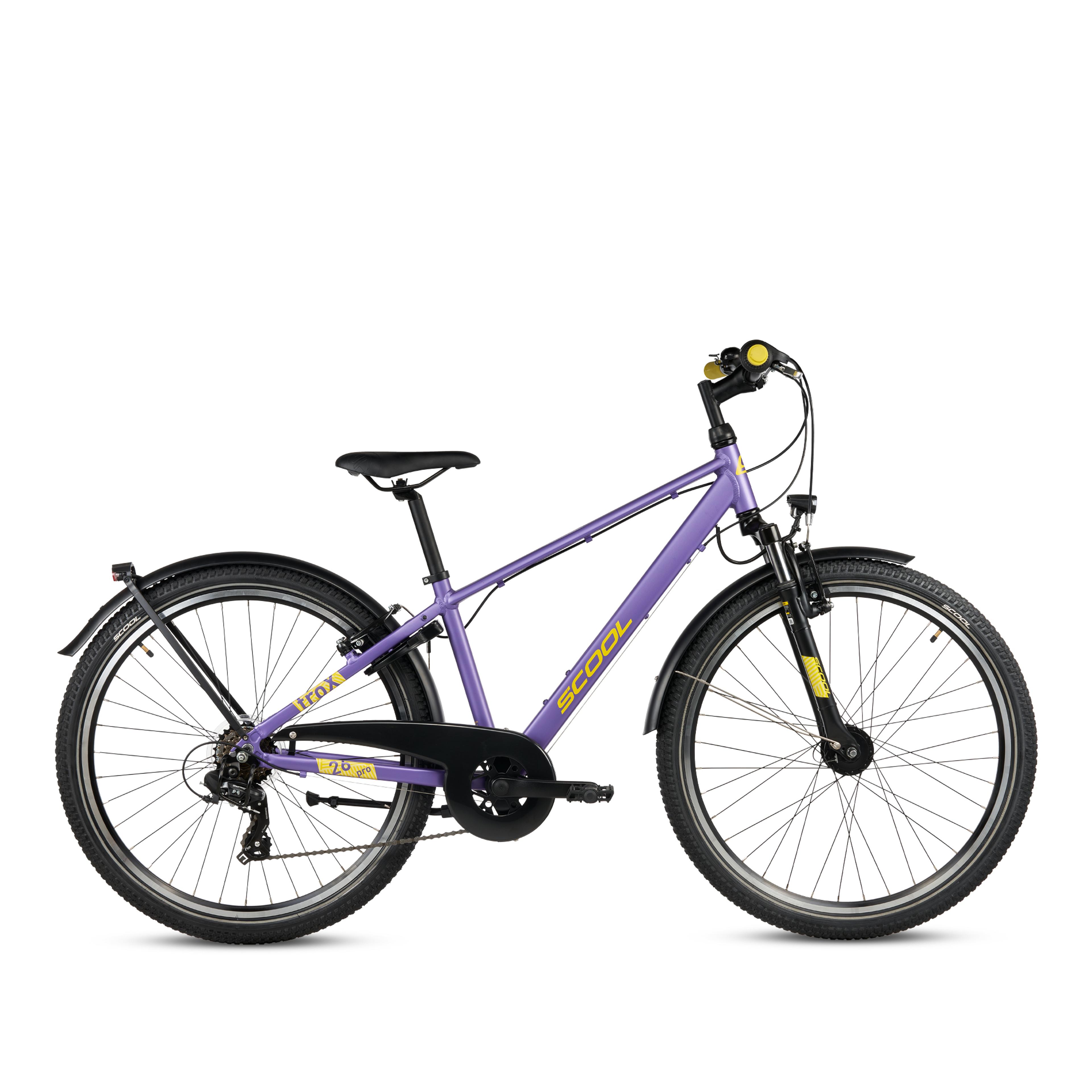 S'COOL troX Pro 26-K7 Jugendfahrräder (lila) 1
