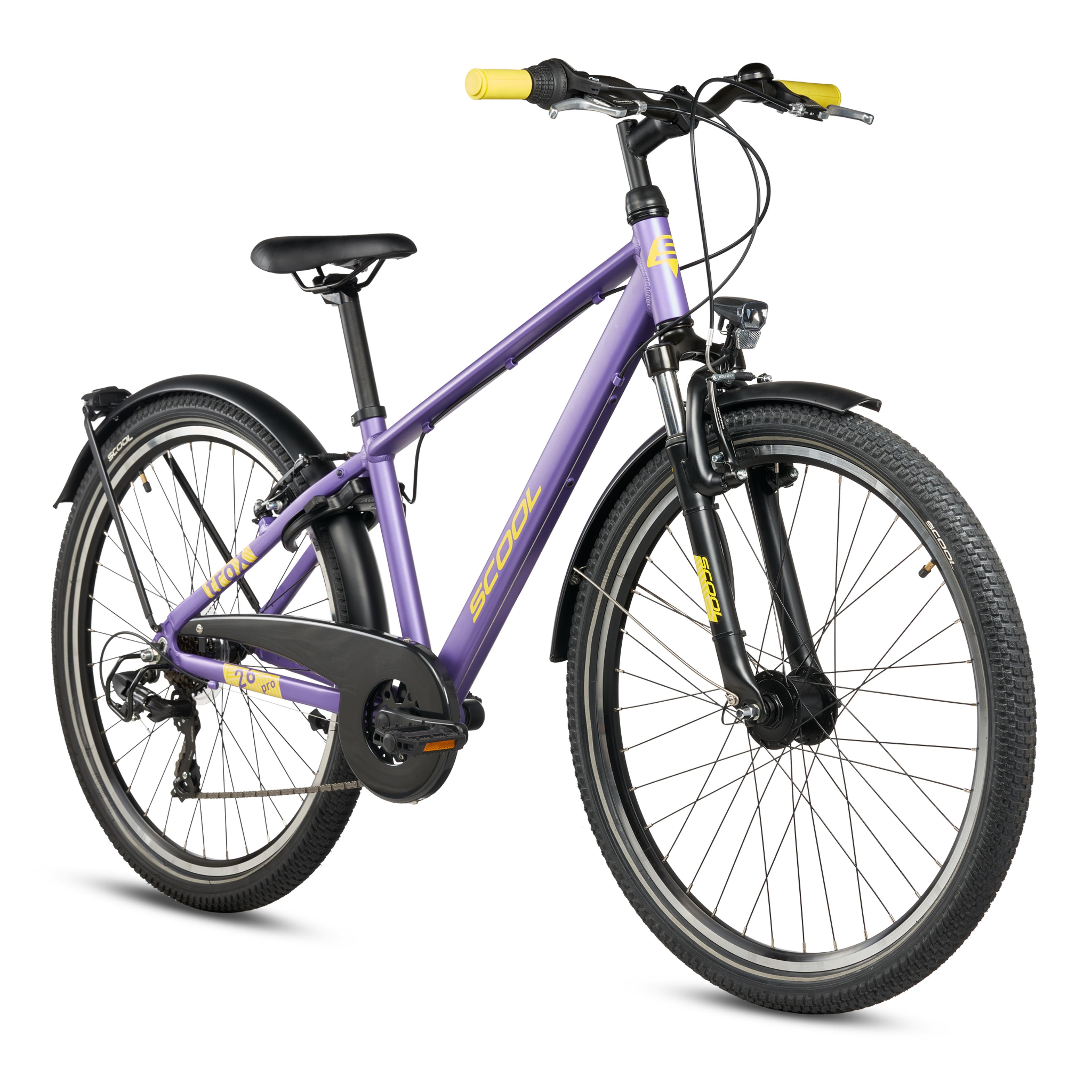 S'COOL troX Pro 26-K7 Jugendfahrräder (lila) 2