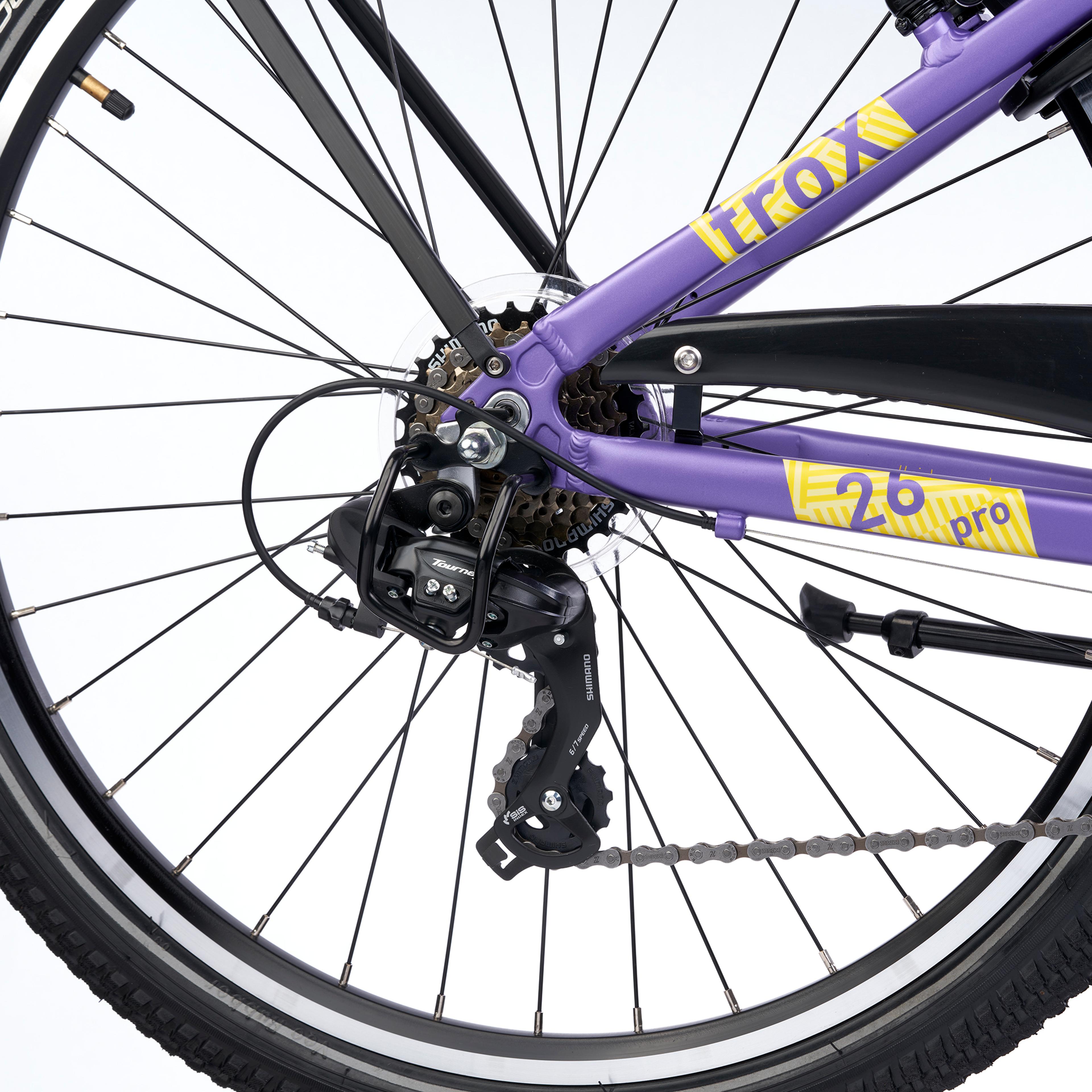 S'COOL troX Pro 26-K7 Jugendfahrräder (lila) 4