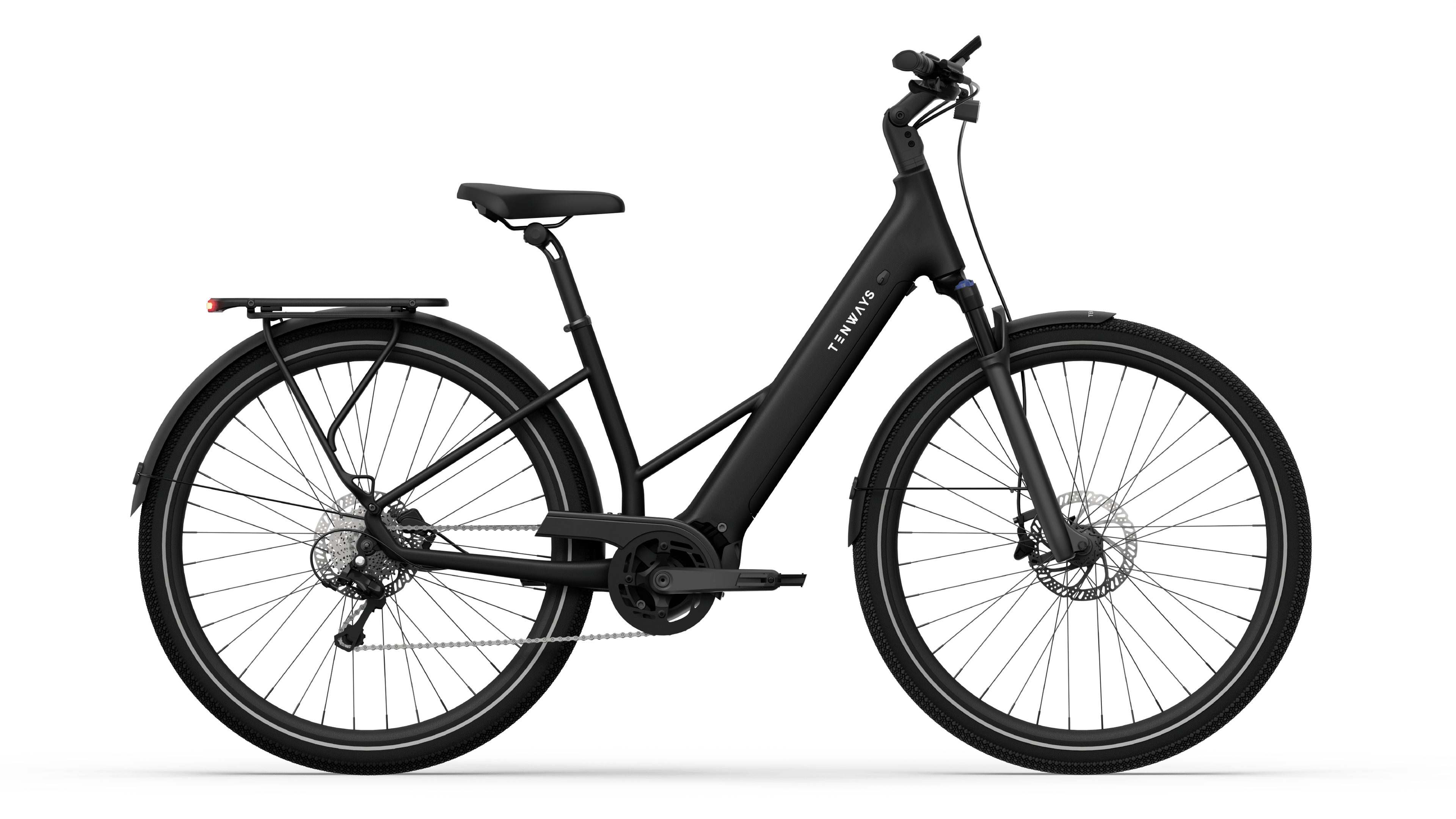 TENWAYS AGO Air E-Trekkingbikes (schwarz) 1