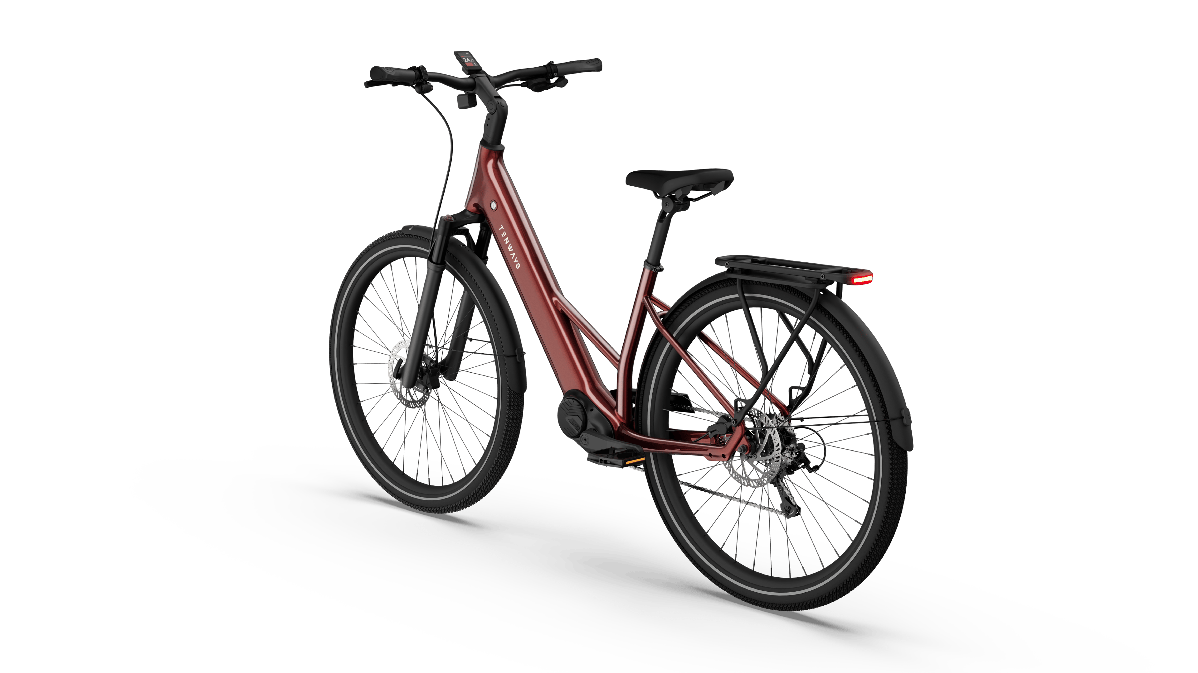 TENWAYS AGO Air E-Trekkingbikes (rot) 2