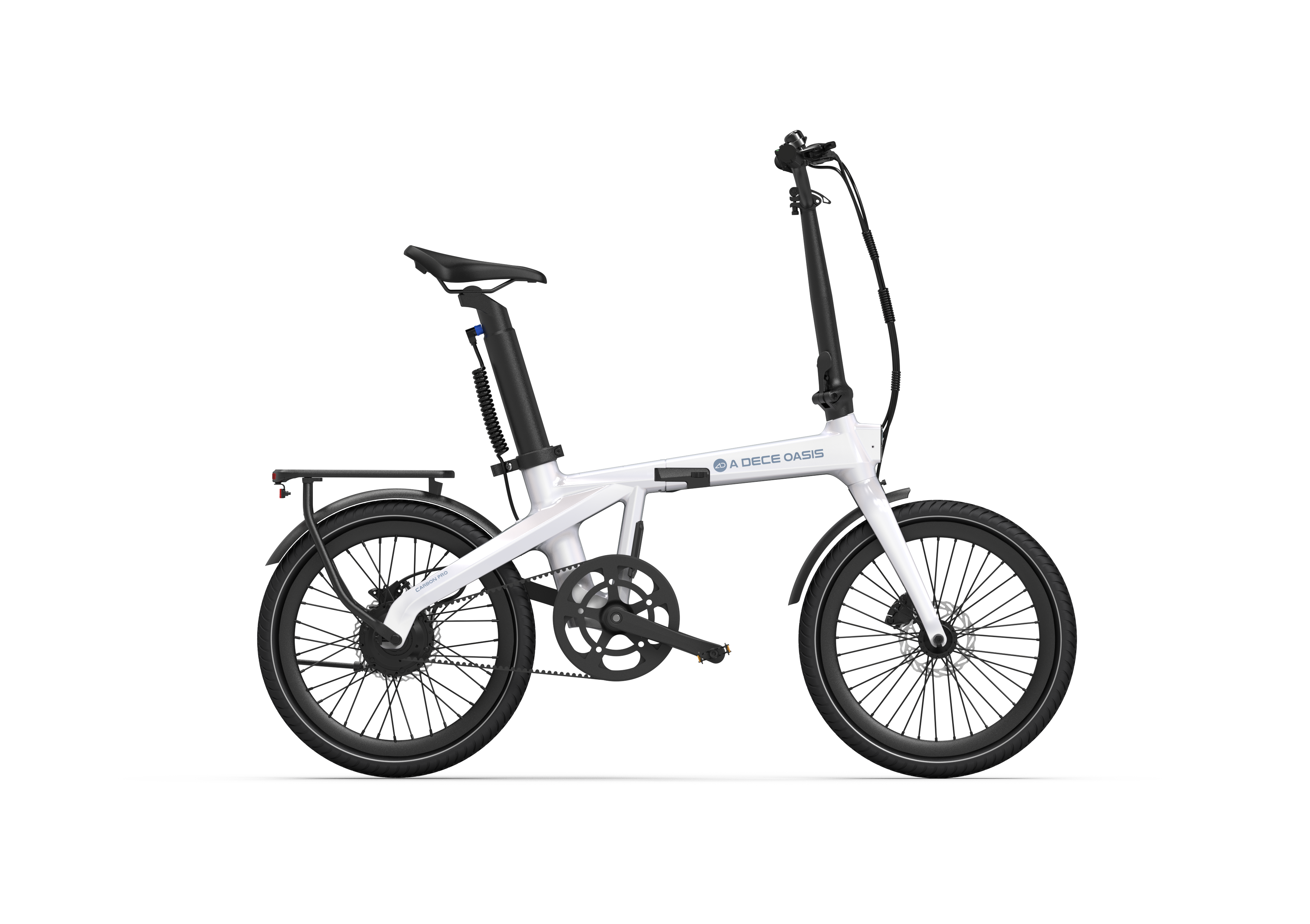 ADO Air Carbon Pro E-Klappräder (weiß) 1